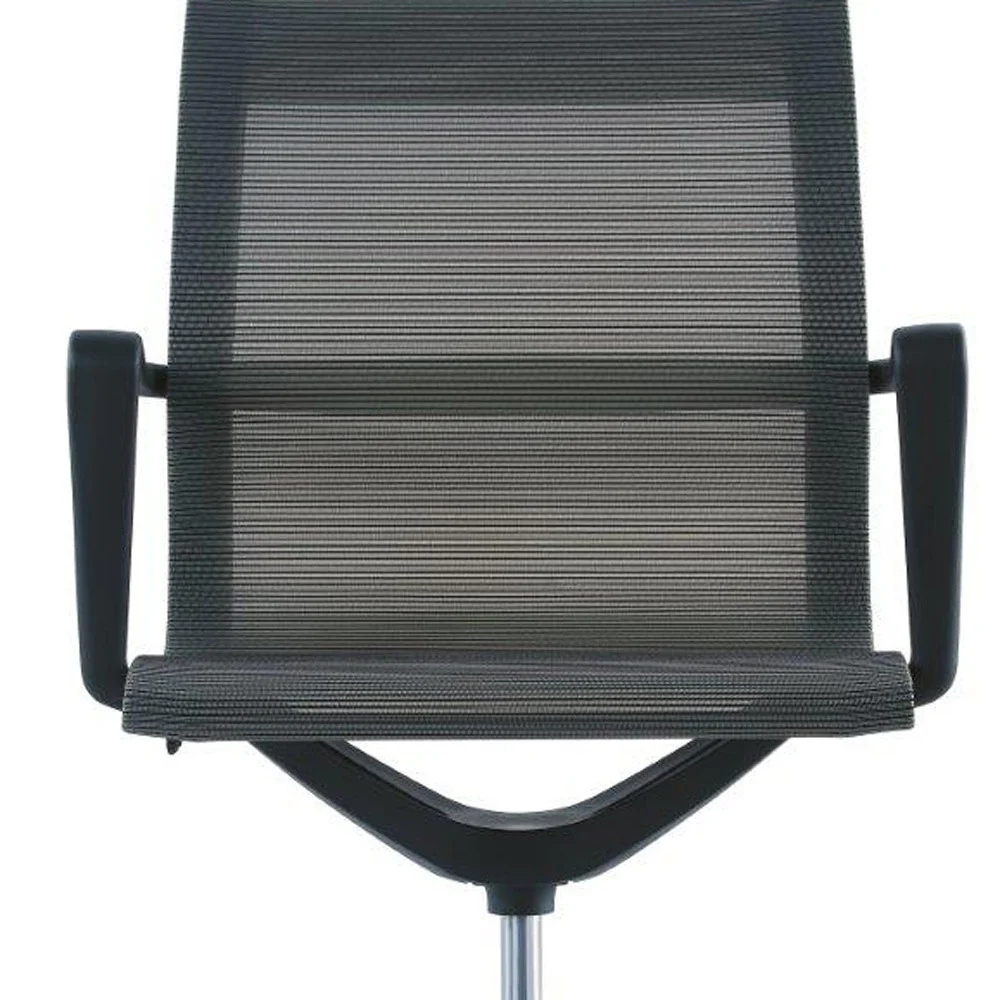 Charcoal Mesh Fle Tilt Chair By Homeroots - Image 4