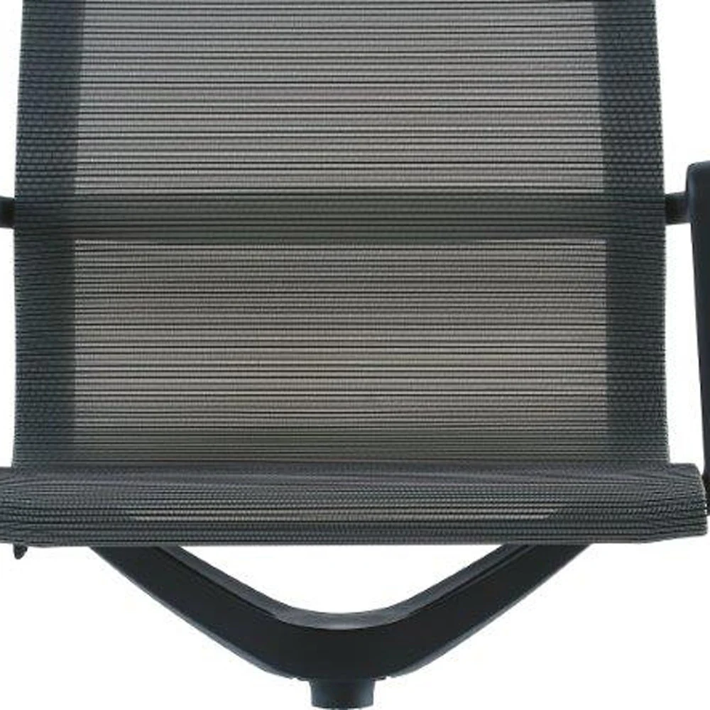 Charcoal Mesh Fle Tilt Chair By Homeroots - Image 5
