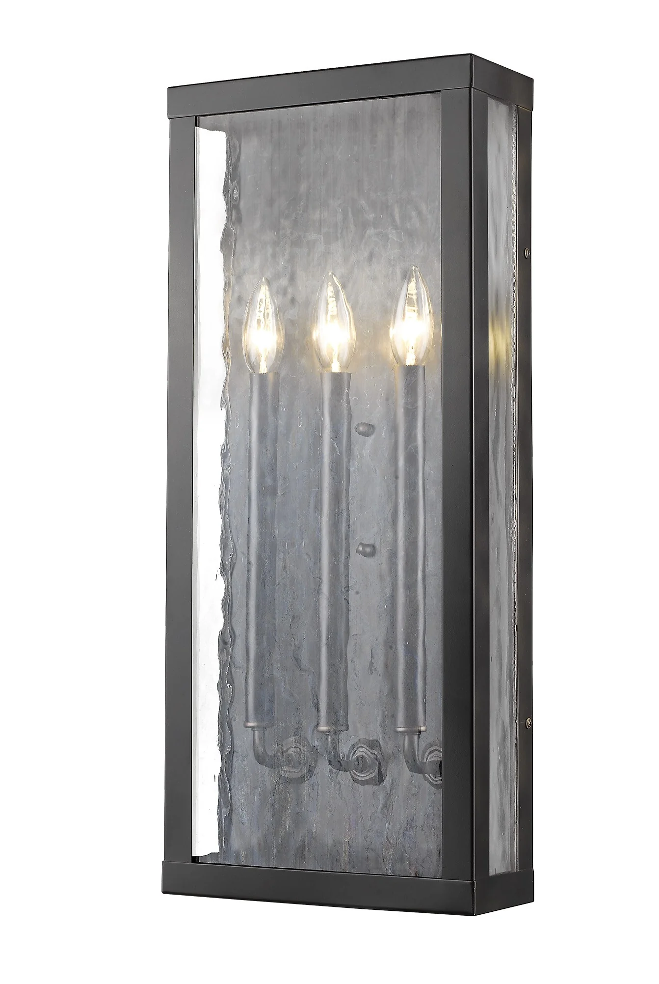 Charleston 3-Light Oil-Rubbed Bronze Shadowbox Wall Light (Large) By Homeroots - Image 2