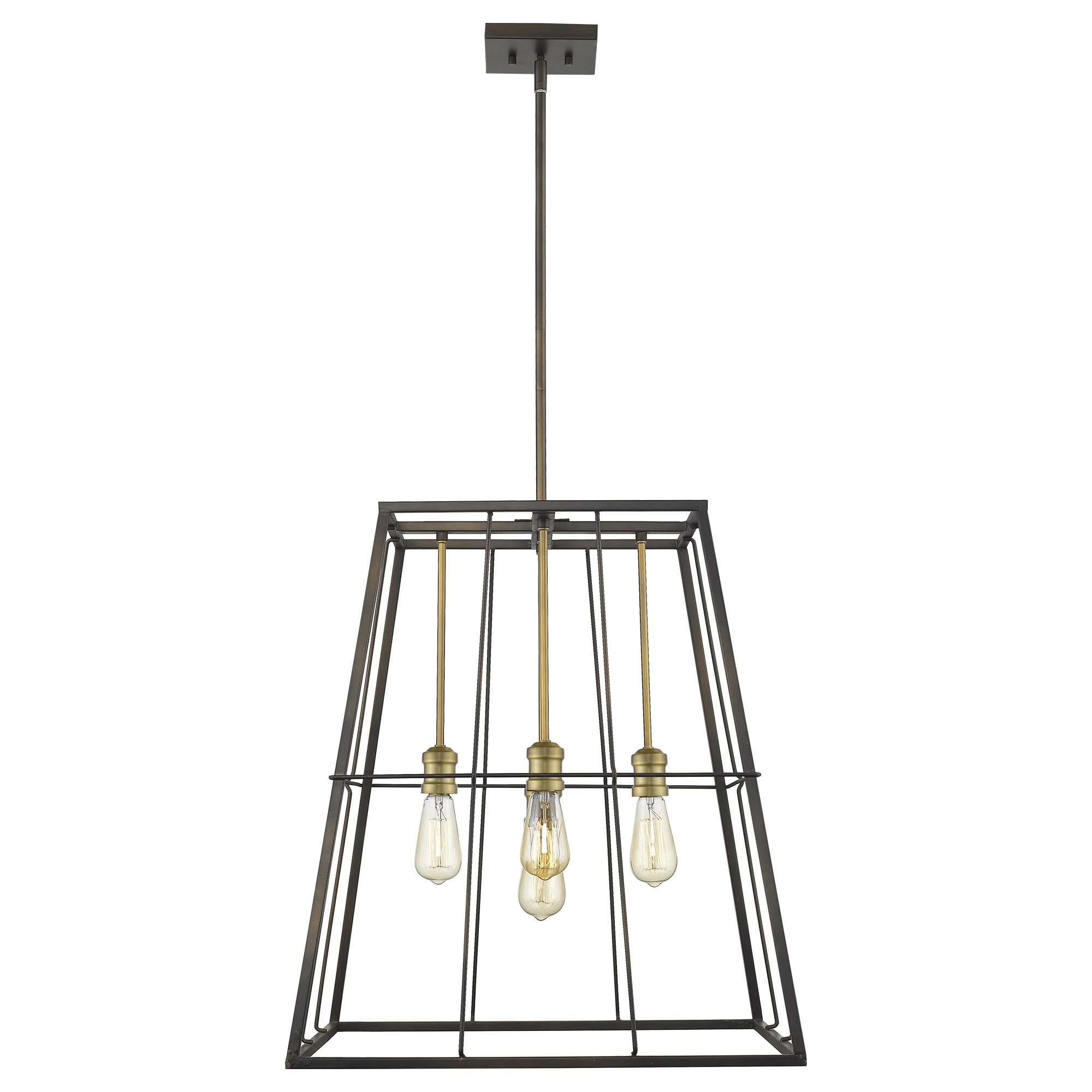 Charley 5-Light Oil-Rubbed Bronze Pendant By Homeroots - Image 4