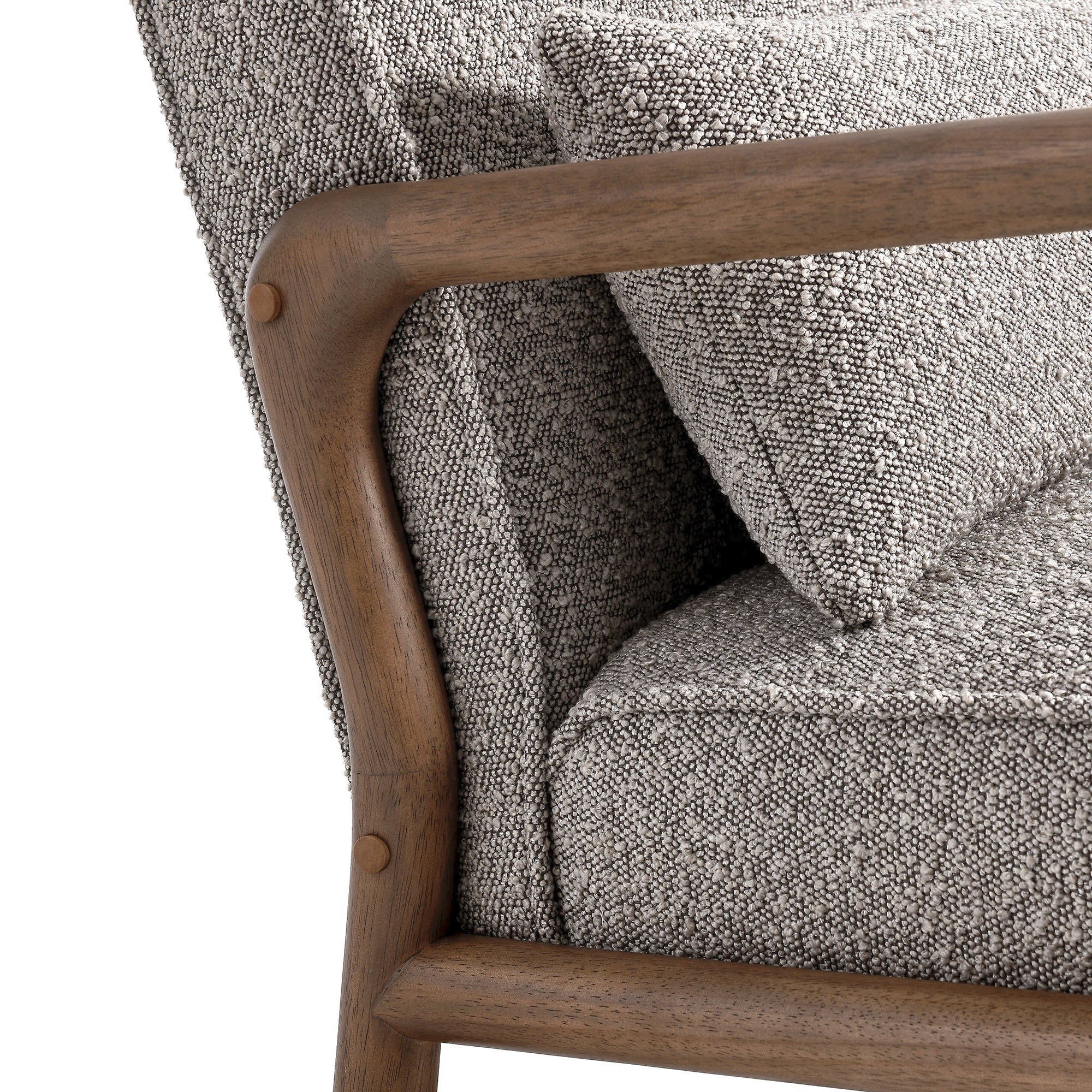 Charlie Boucle Upholstered Armchair by Modway - Image 15