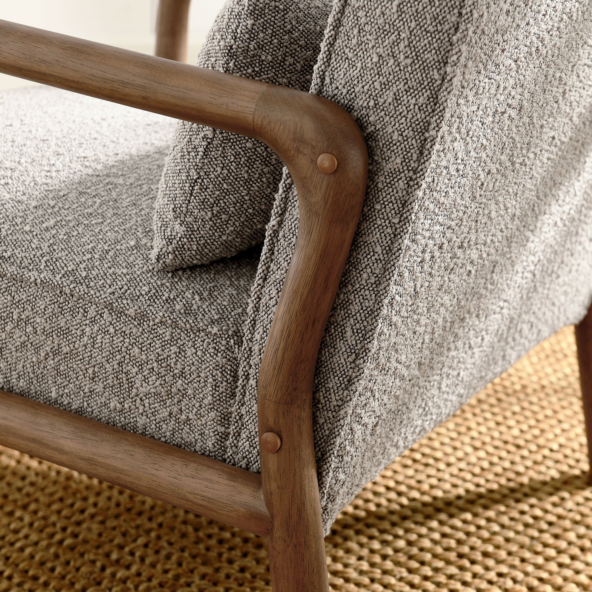 Charlie Boucle Upholstered Armchair by Modway - Image 17