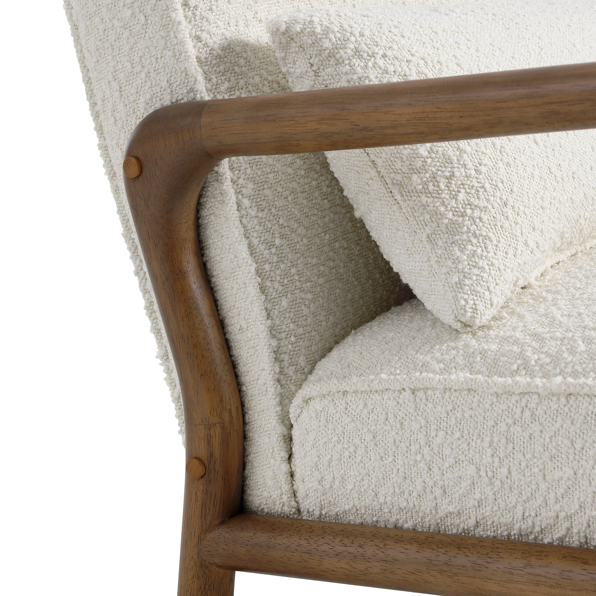 Charlie Boucle Upholstered Armchair by Modway - Image 6