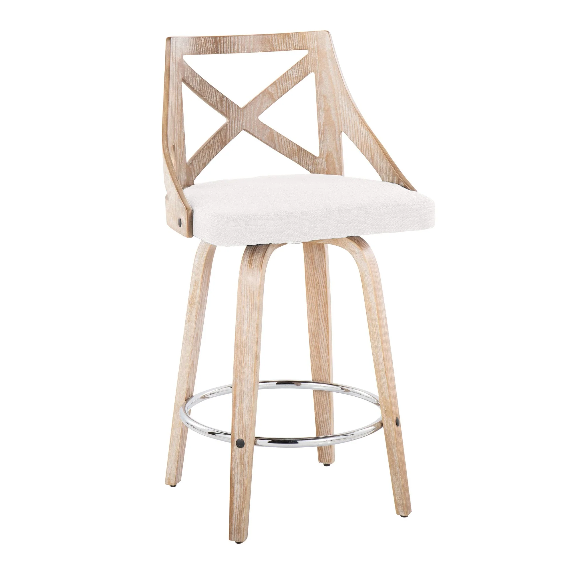 Charlotte 26" Fixed-Height Counter Stool - Set of 2 Blue By LumiSource - Image 17
