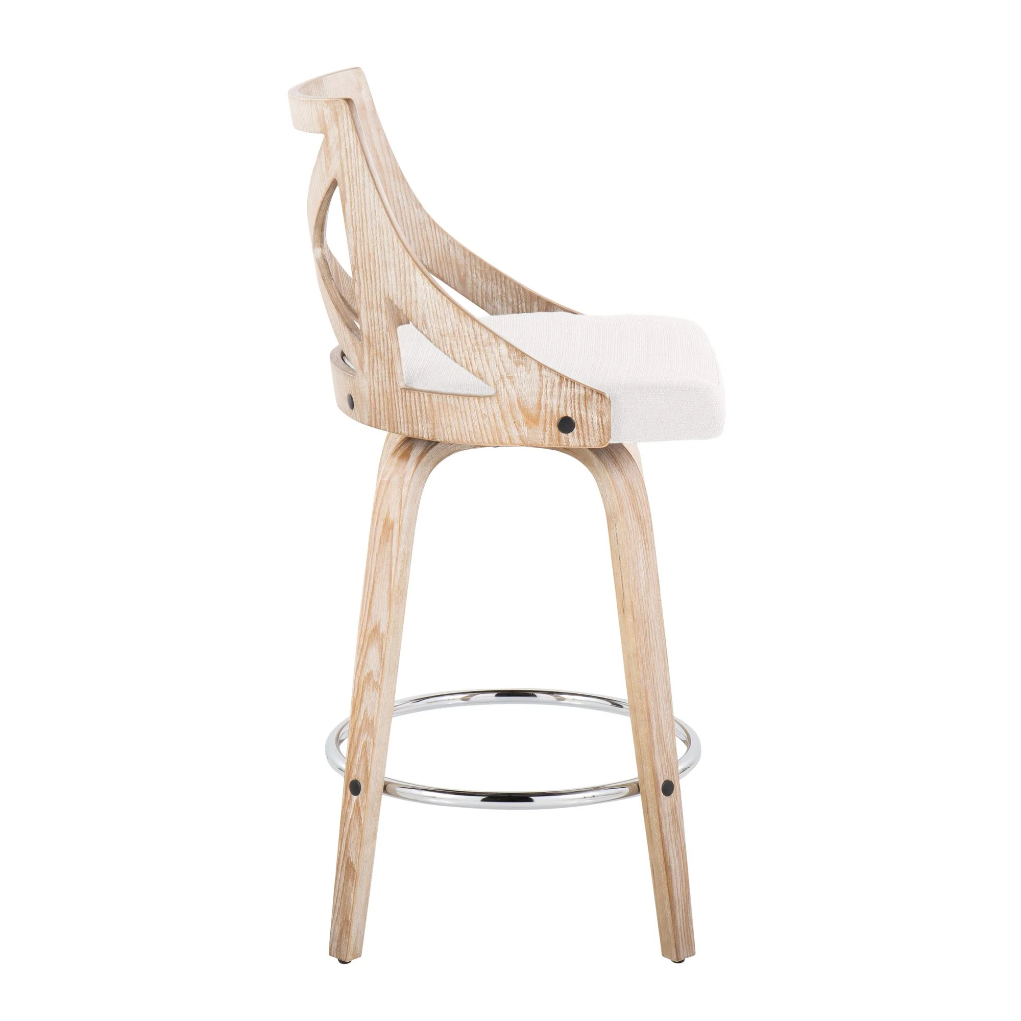 Charlotte 26" Fixed-Height Counter Stool - Set of 2 Blue By LumiSource - Image 18