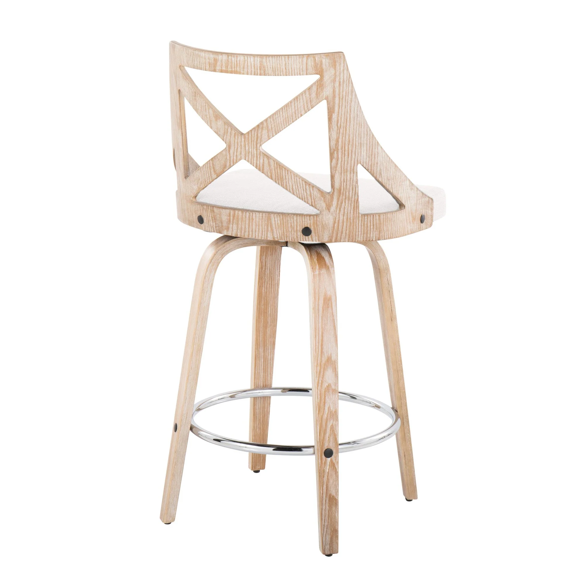 Charlotte 26" Fixed-Height Counter Stool - Set of 2 Blue By LumiSource - Image 19