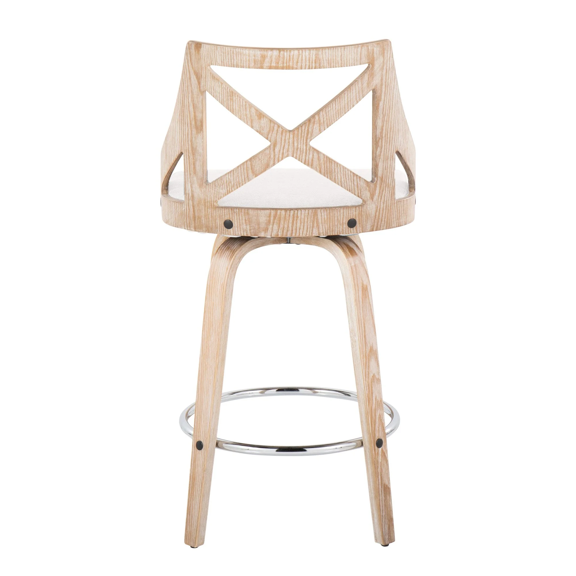 Charlotte 26" Fixed-Height Counter Stool - Set of 2 Blue By LumiSource - Image 20