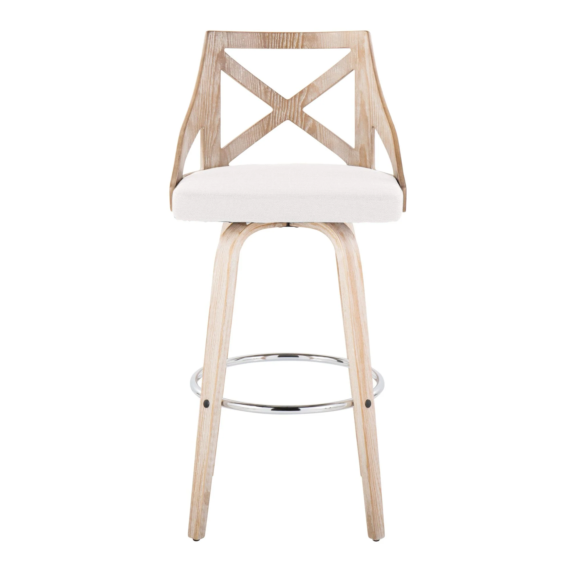 Charlotte 30" Fixed-Height Barstool - Set of 2 Blue By LumiSource - Image 11