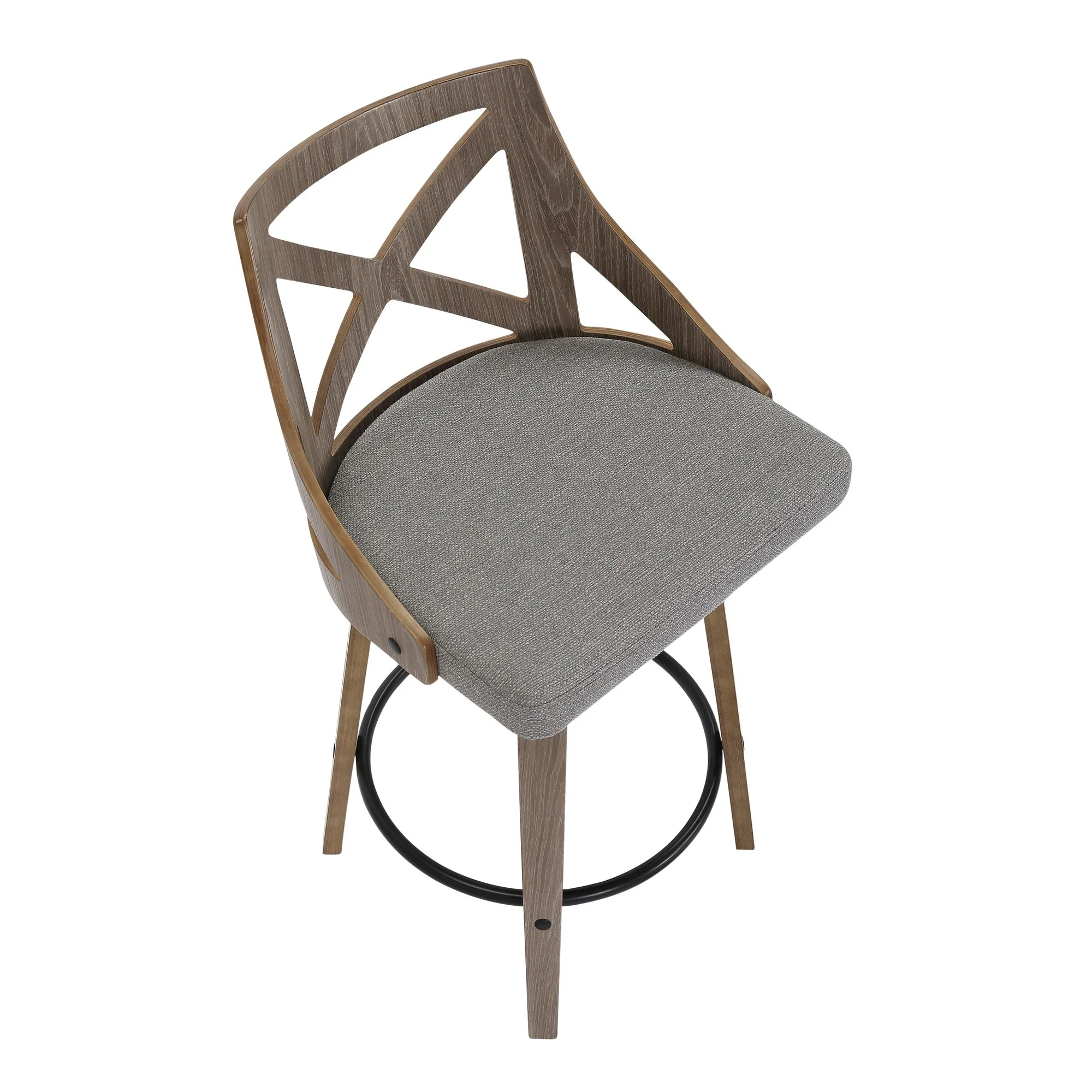 Charlotte Counter Stool - Set of 2 Cream By LumiSource - Image 12