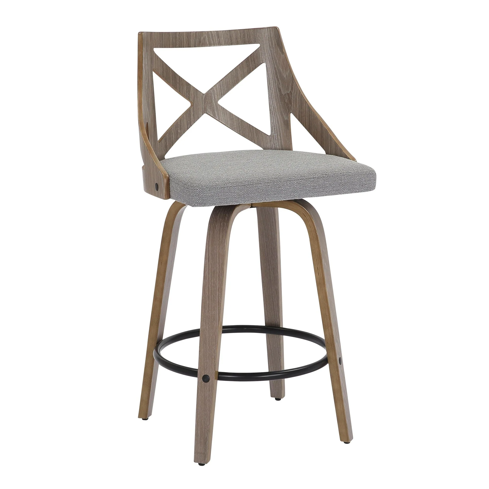 Charlotte Counter Stool - Set of 2 Cream By LumiSource - Image 14