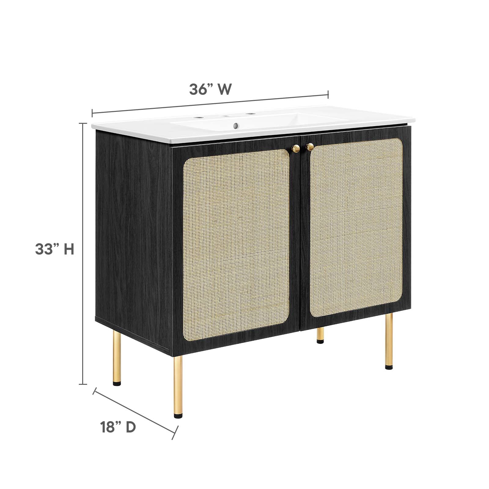 Chaucer 36" Bathroom Vanity By Modway - EEI-6697 - Image 12
