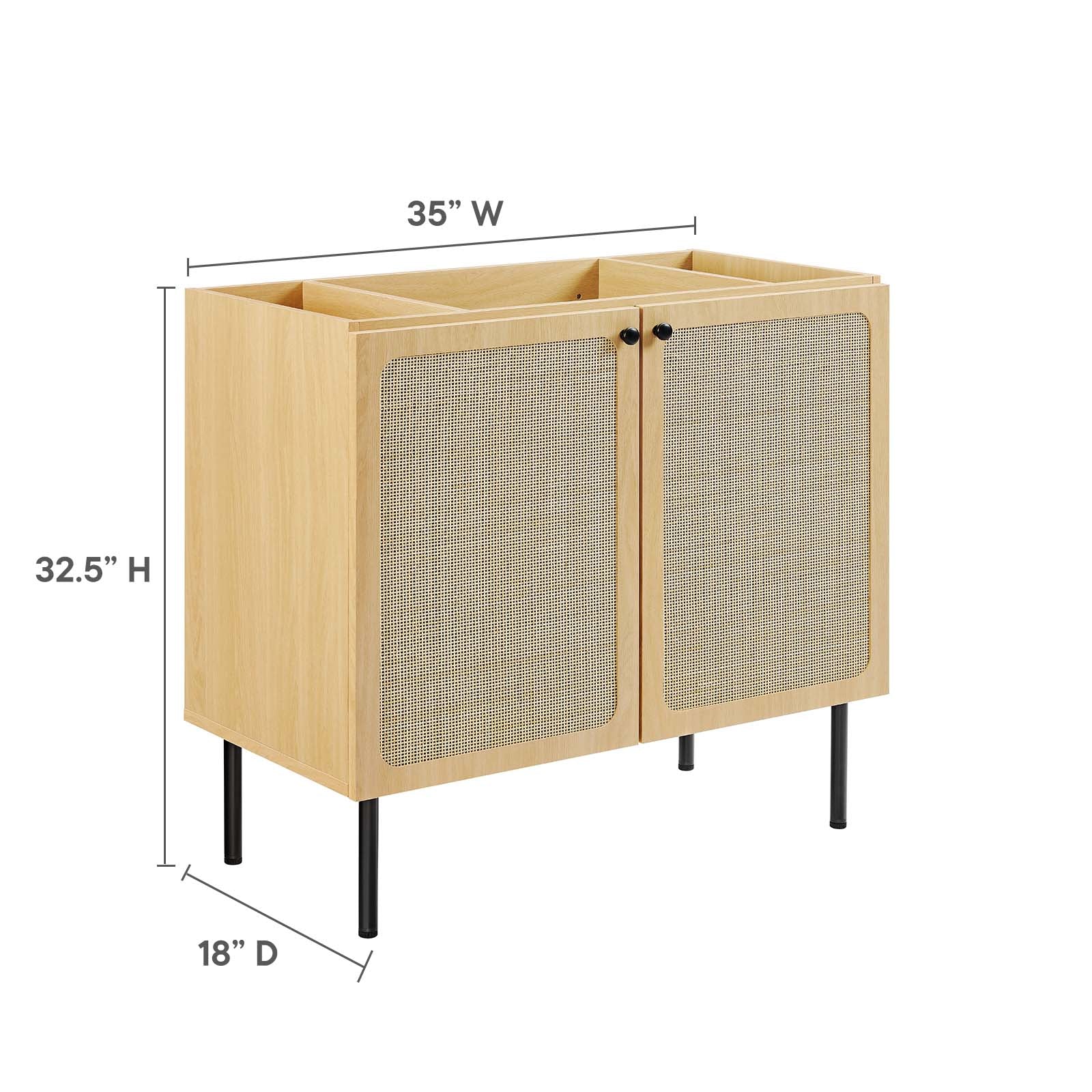 Chaucer 36" Bathroom Vanity Cabinet (Sink Basin Not Included) By Modway - EEI-6603 - Image 17