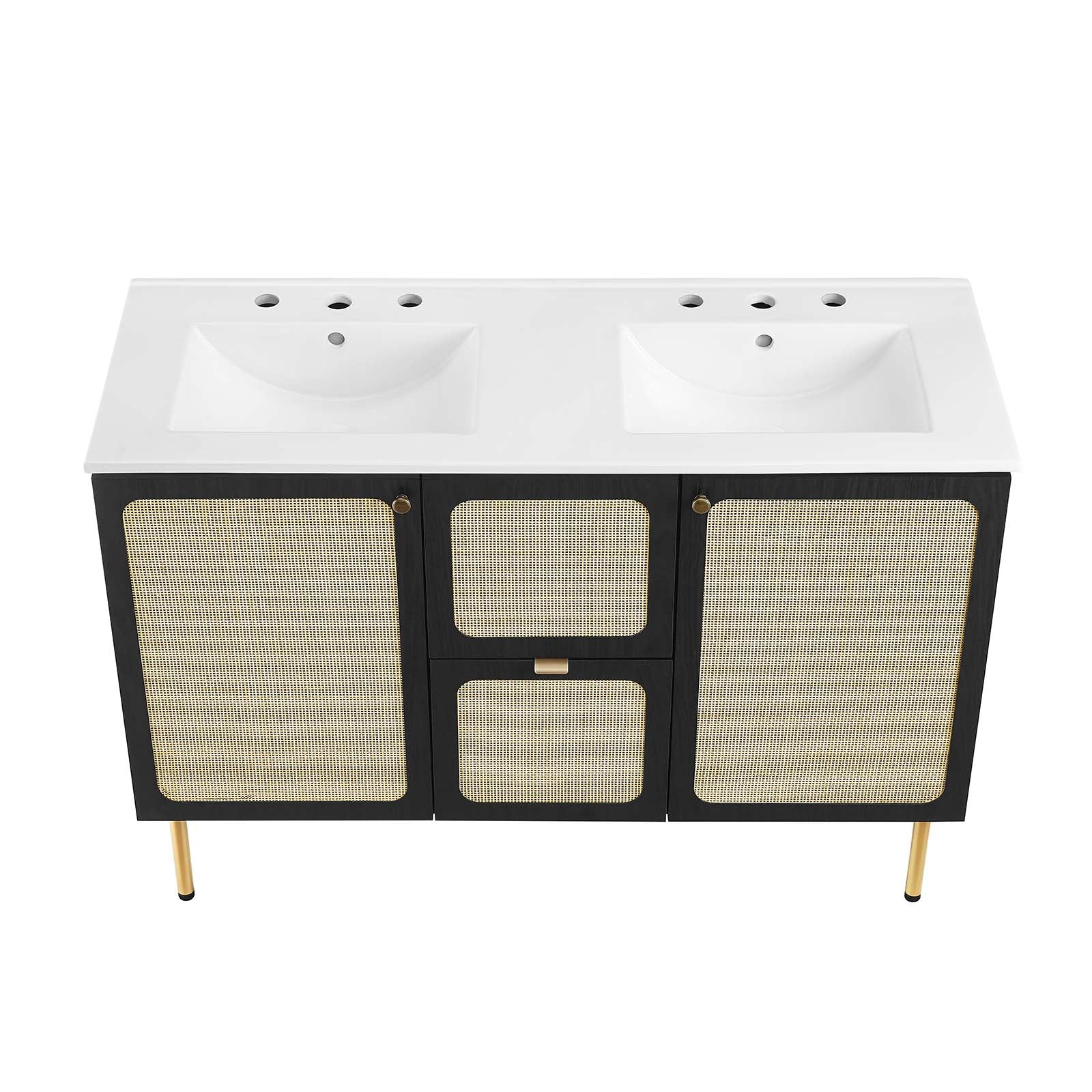 Chaucer 48" Double Sink Bathroom Vanity By Modway - EEI-6701 - Image 10