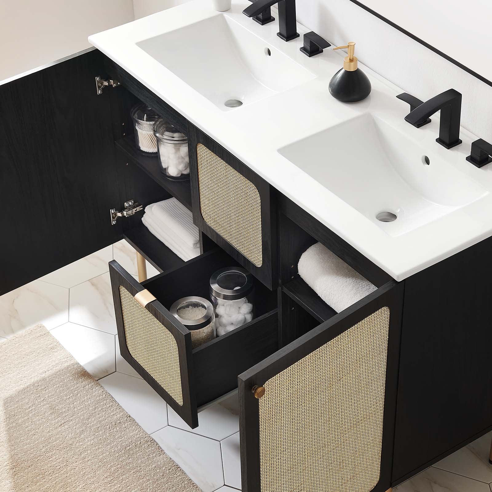 Chaucer 48" Double Sink Bathroom Vanity By Modway - EEI-6701 - Image 15