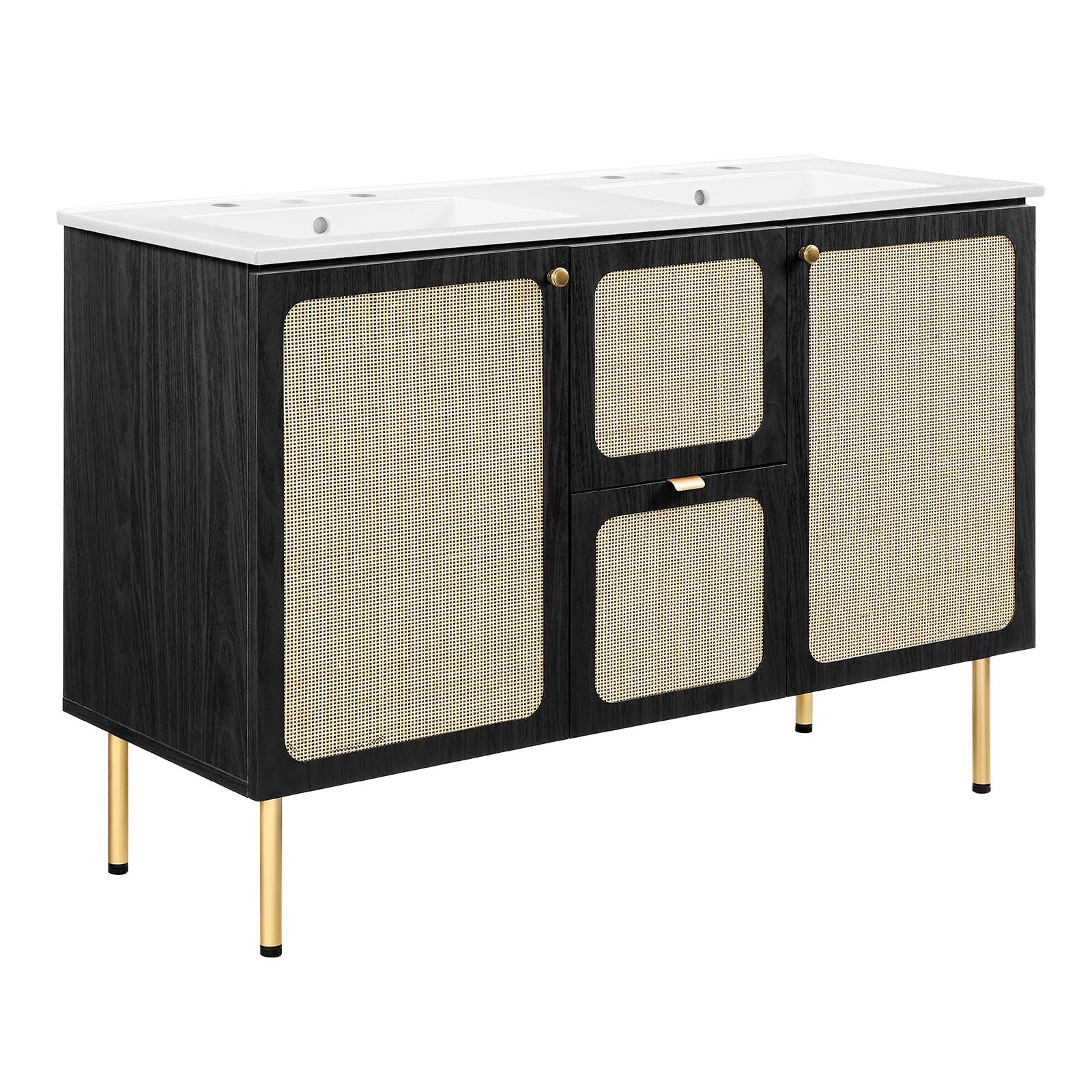 Chaucer 48" Double Sink Bathroom Vanity By Modway - EEI-6701 - Image 2