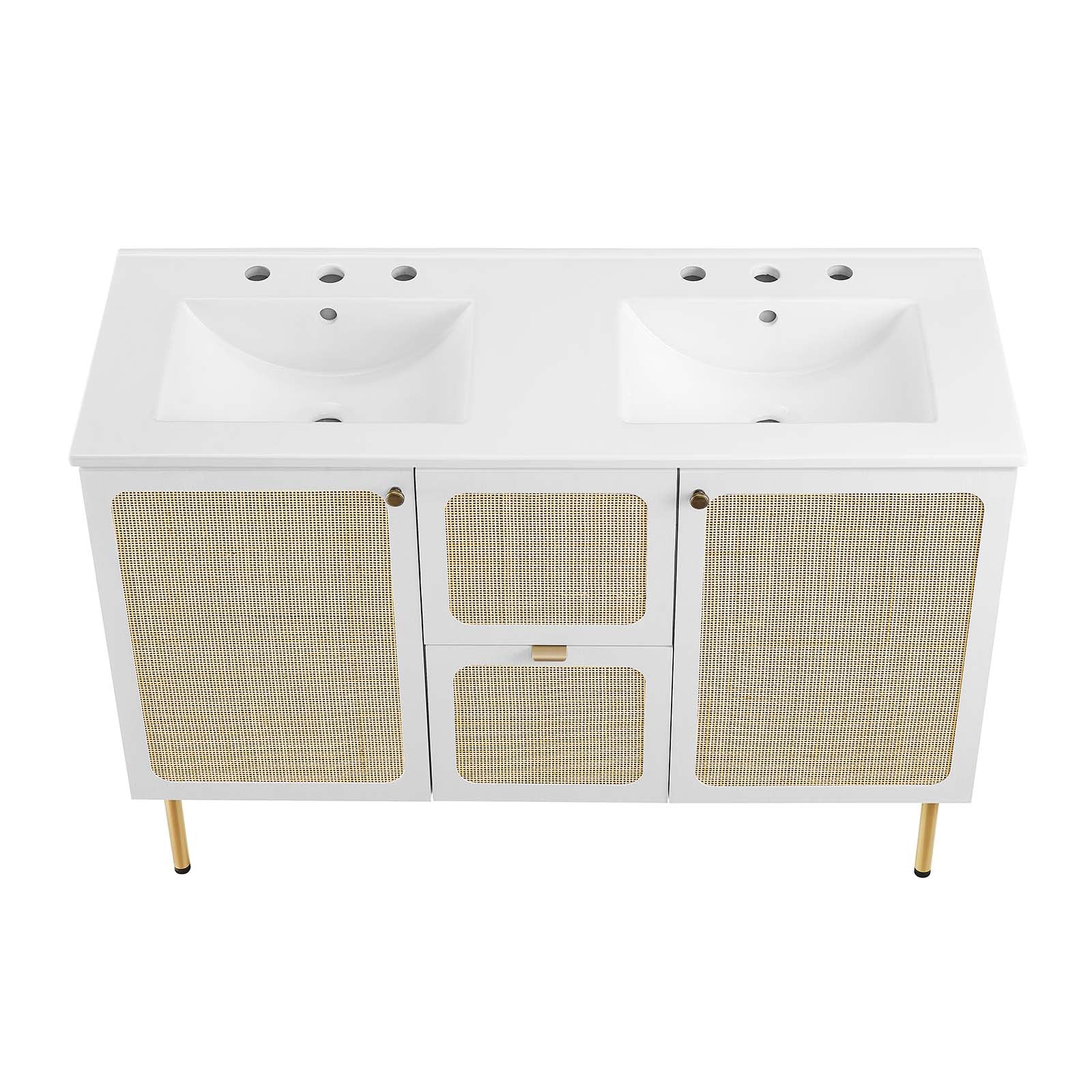 Chaucer 48" Double Sink Bathroom Vanity By Modway - EEI-6701 - Image 41