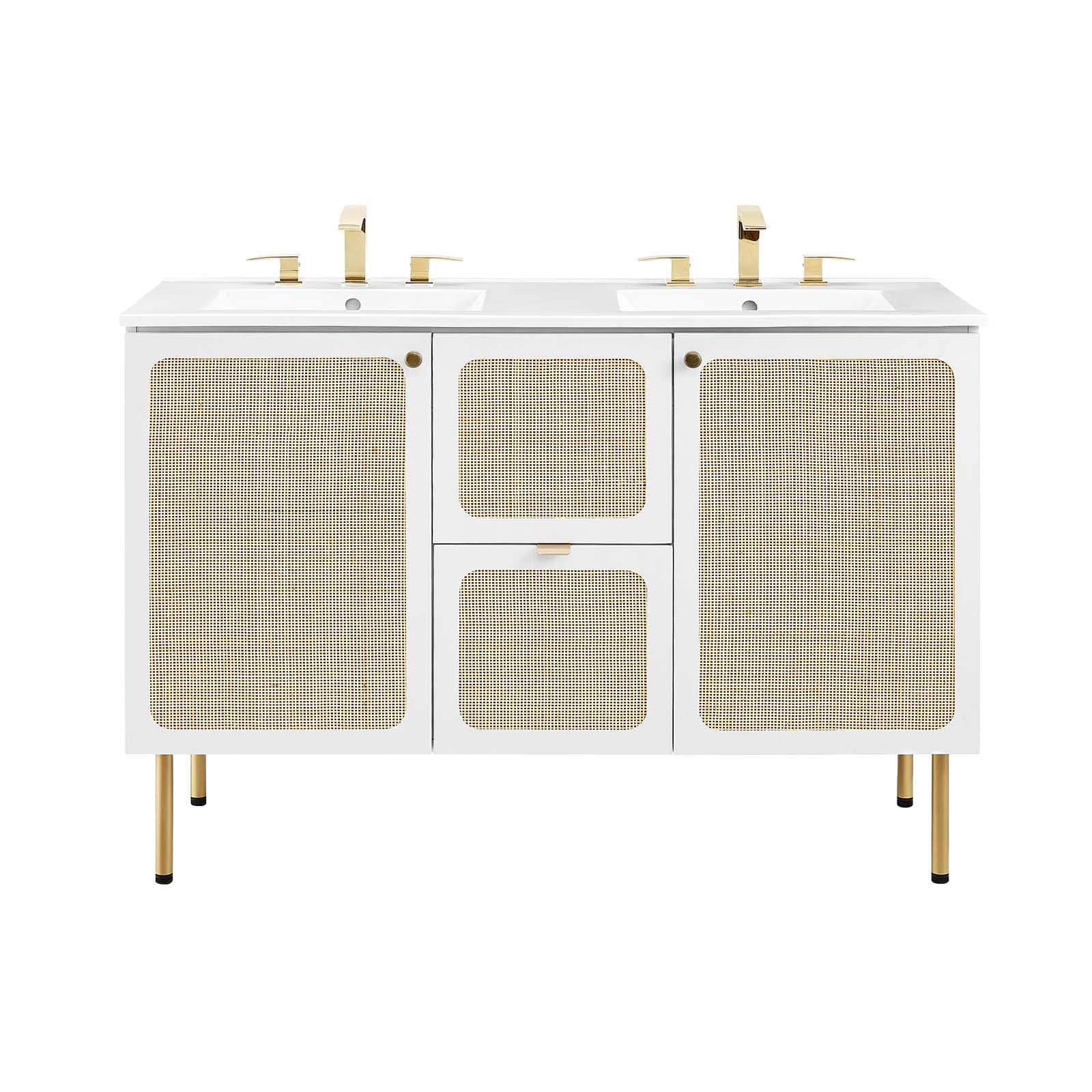 Chaucer 48" Double Sink Bathroom Vanity By Modway - EEI-6701 - Image 48
