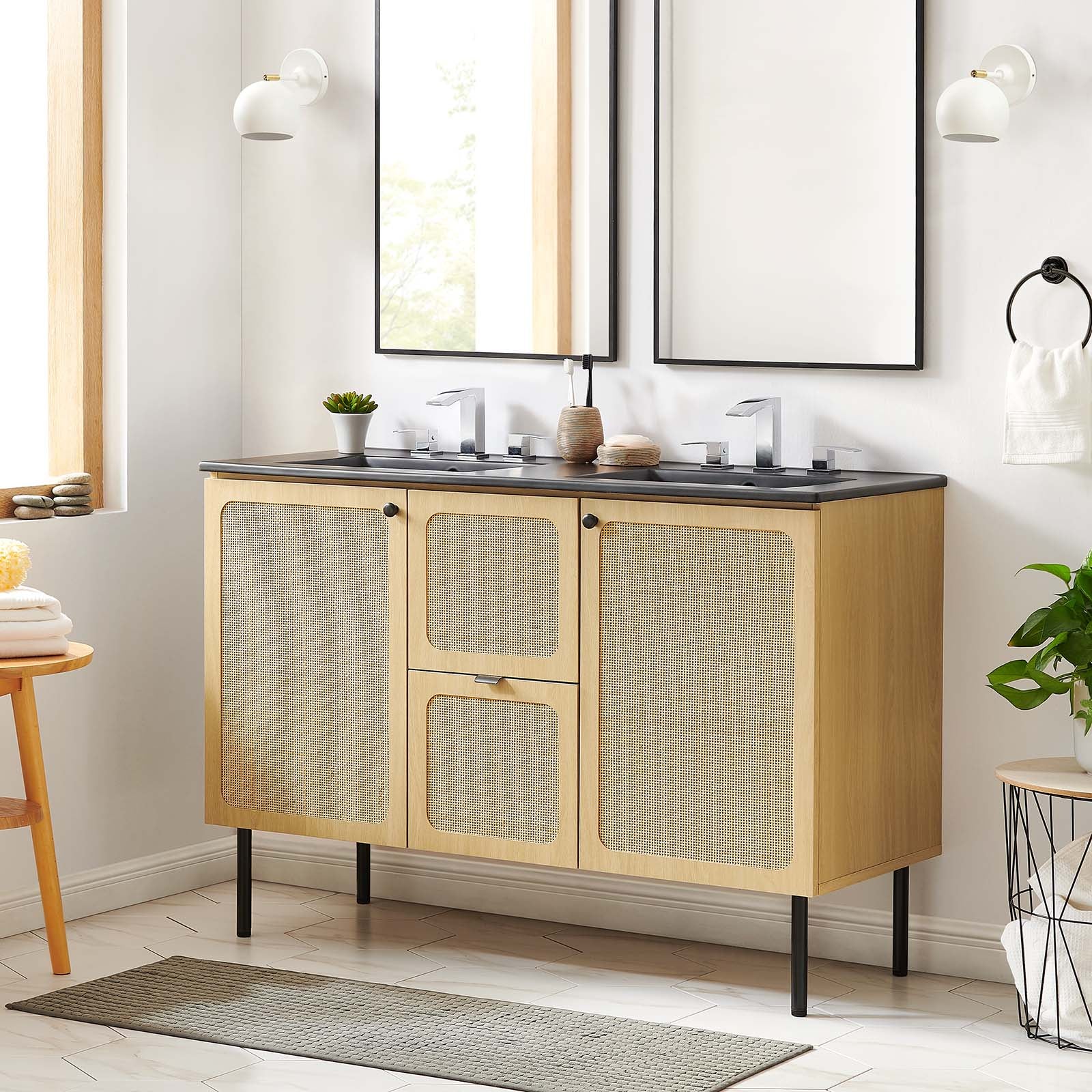 Chaucer 48" Double Sink Bathroom Vanity By Modway - EEI-6702 - Image 31