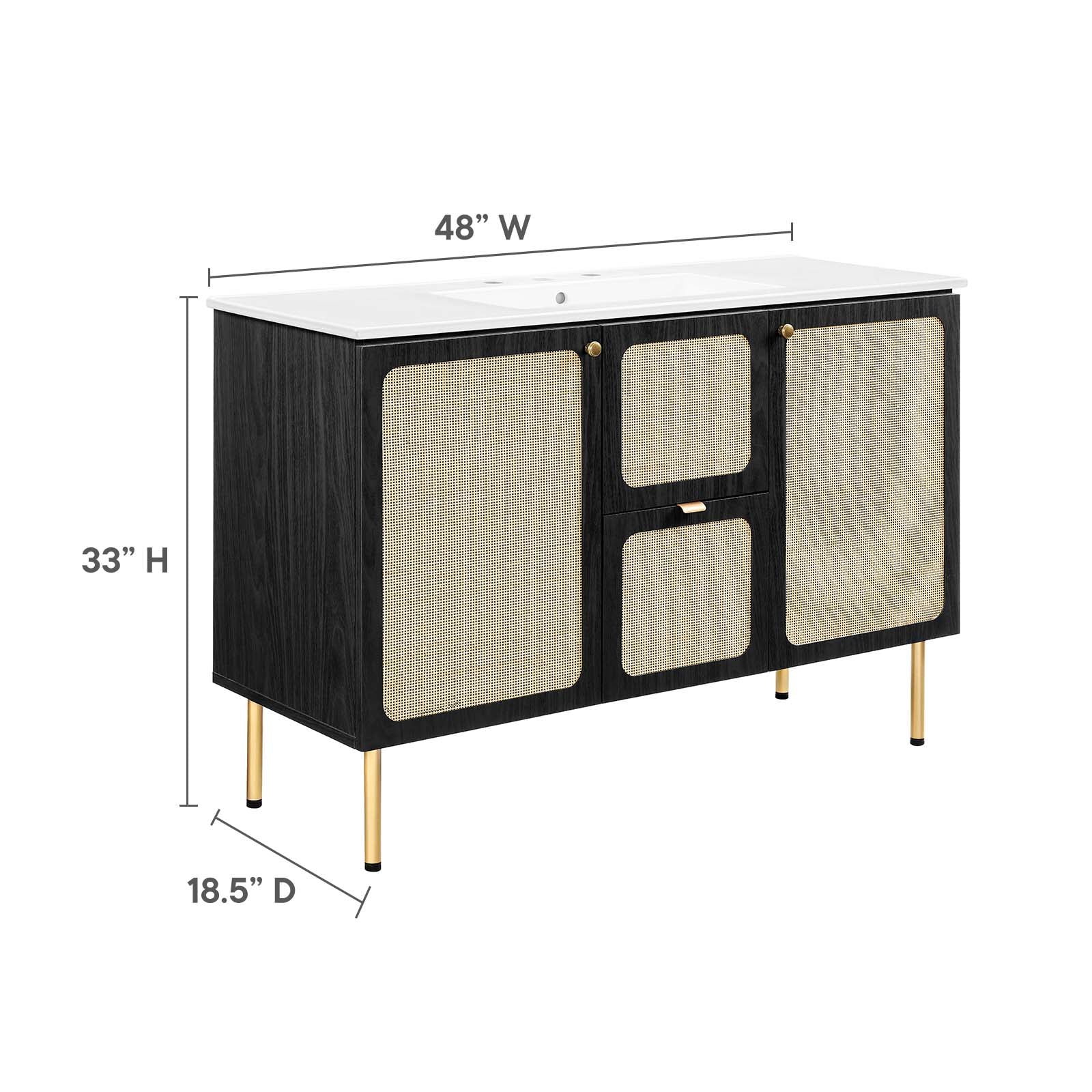 Chaucer 48" Single Sink Bathroom Vanity By Modway - EEI-6699 - Image 13