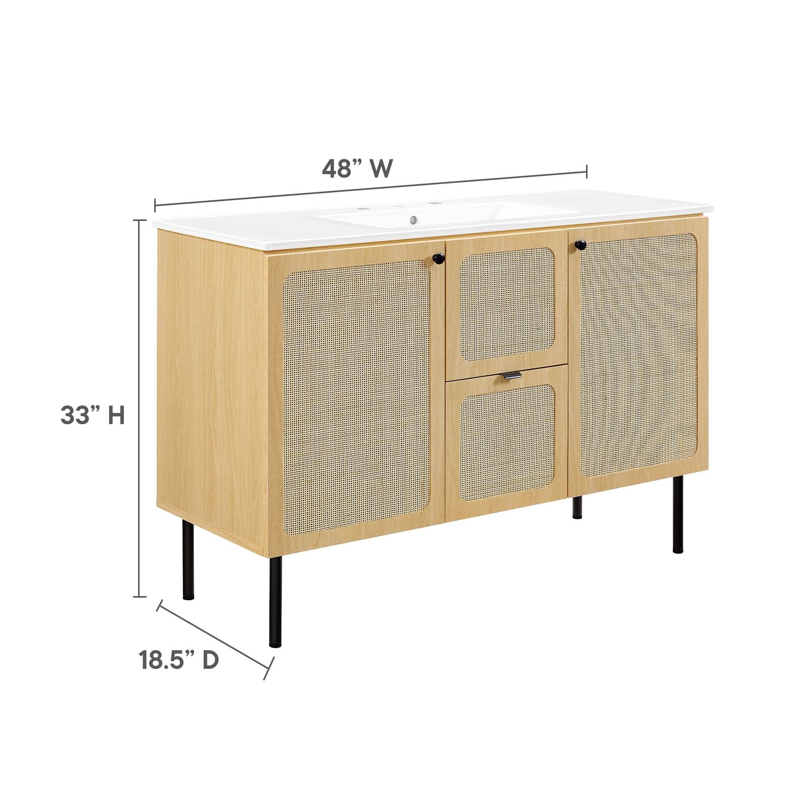 Chaucer 48" Single Sink Bathroom Vanity By Modway - EEI-6699 - Image 28