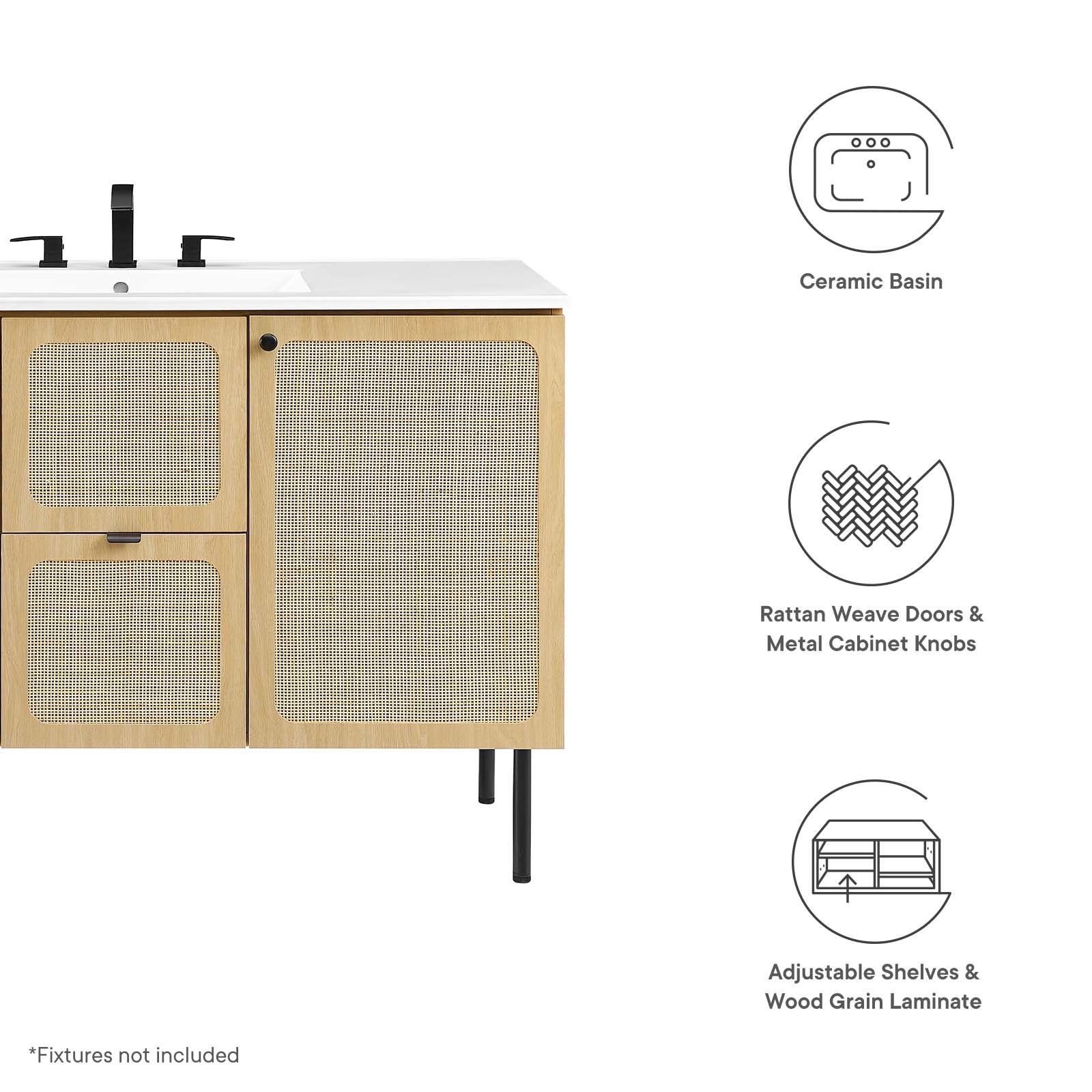 Chaucer 48" Single Sink Bathroom Vanity By Modway - EEI-6699 - Image 29