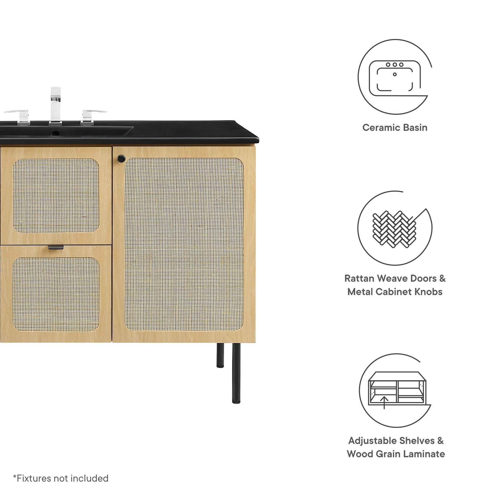 Chaucer 48" Single Sink Bathroom Vanity By Modway - EEI-6700 - Image 29