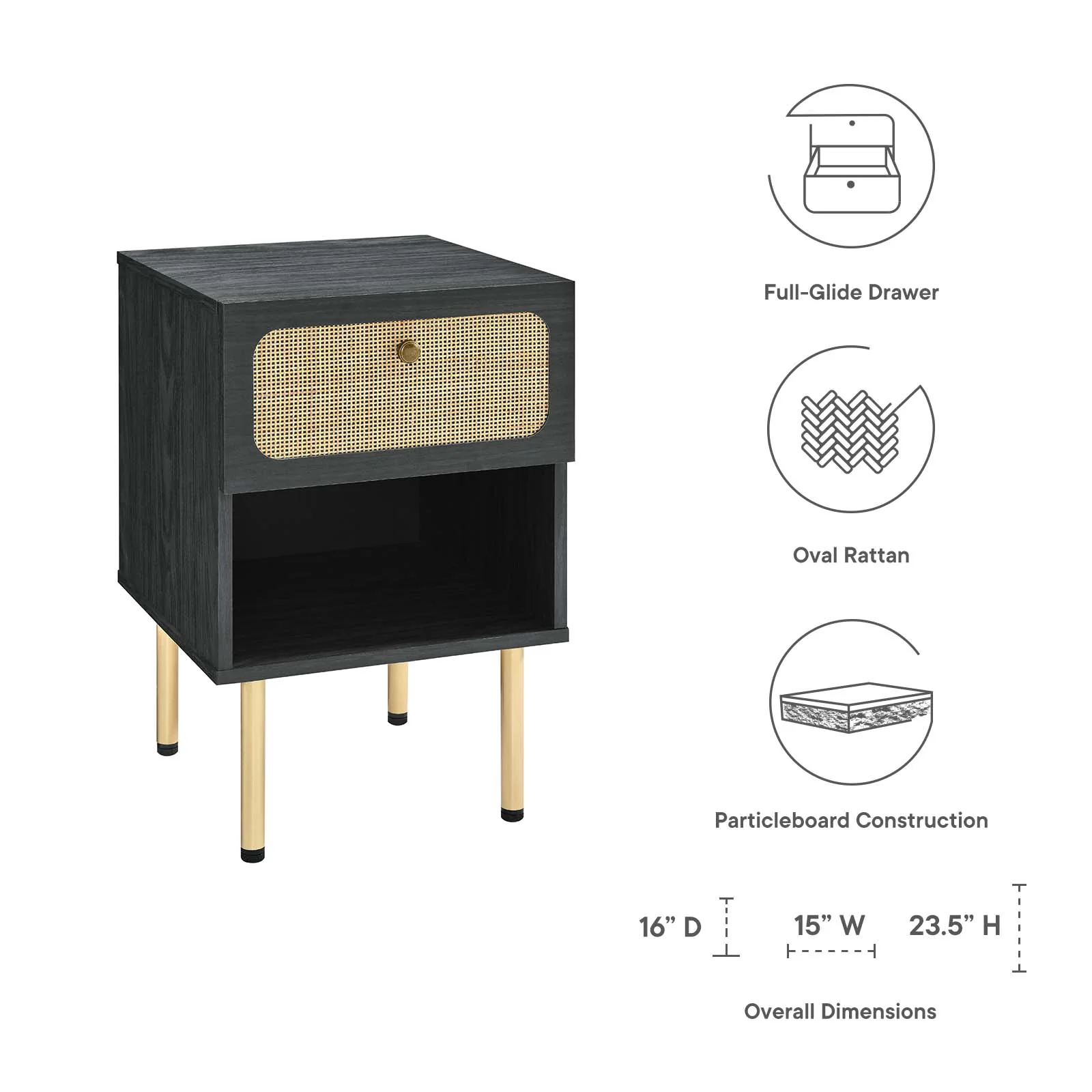 Chaucer Nightstand By Modway - MOD-7062 - Image 6
