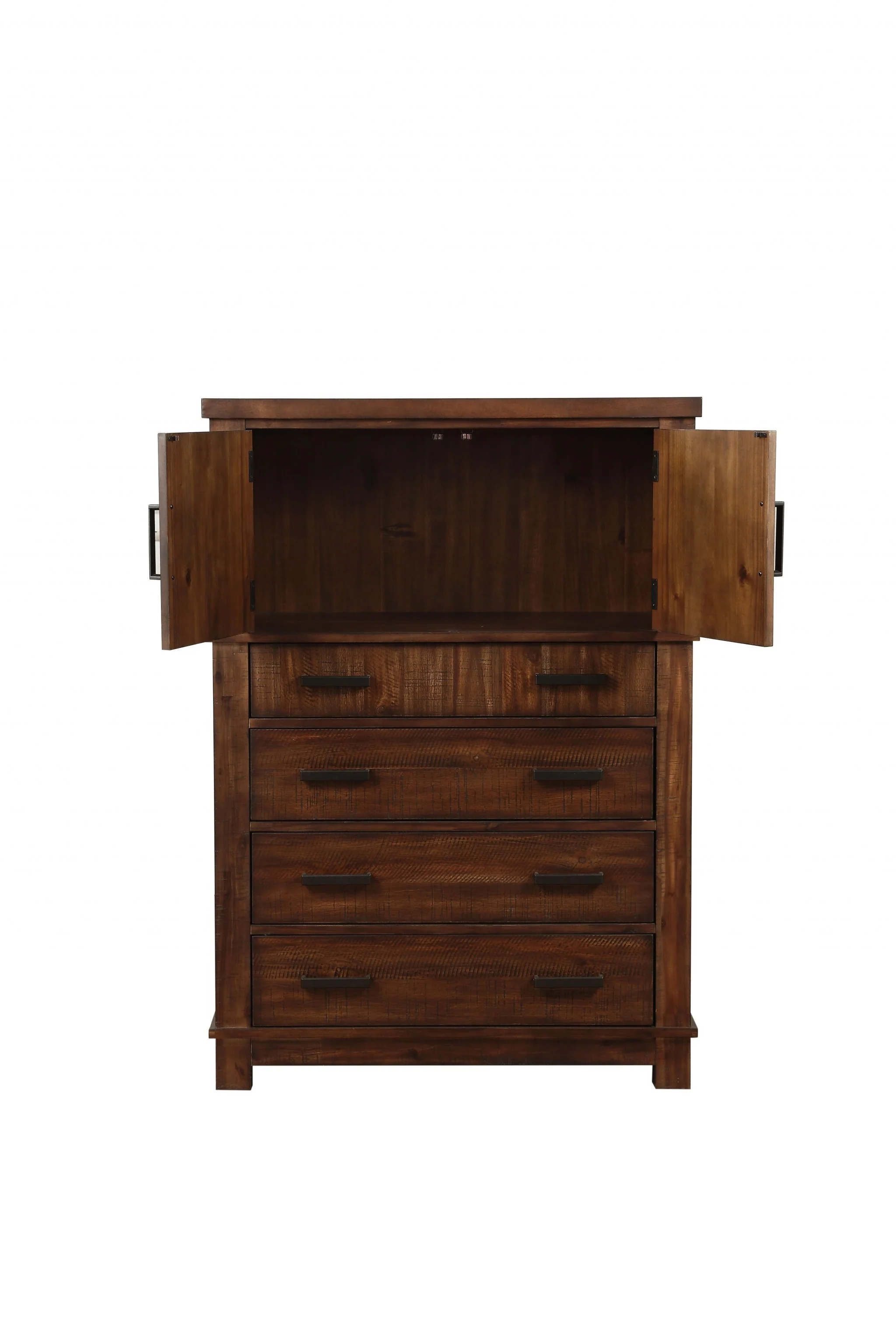 Cherry Oak Wood Chest By Homeroots - 347158 - Image 5