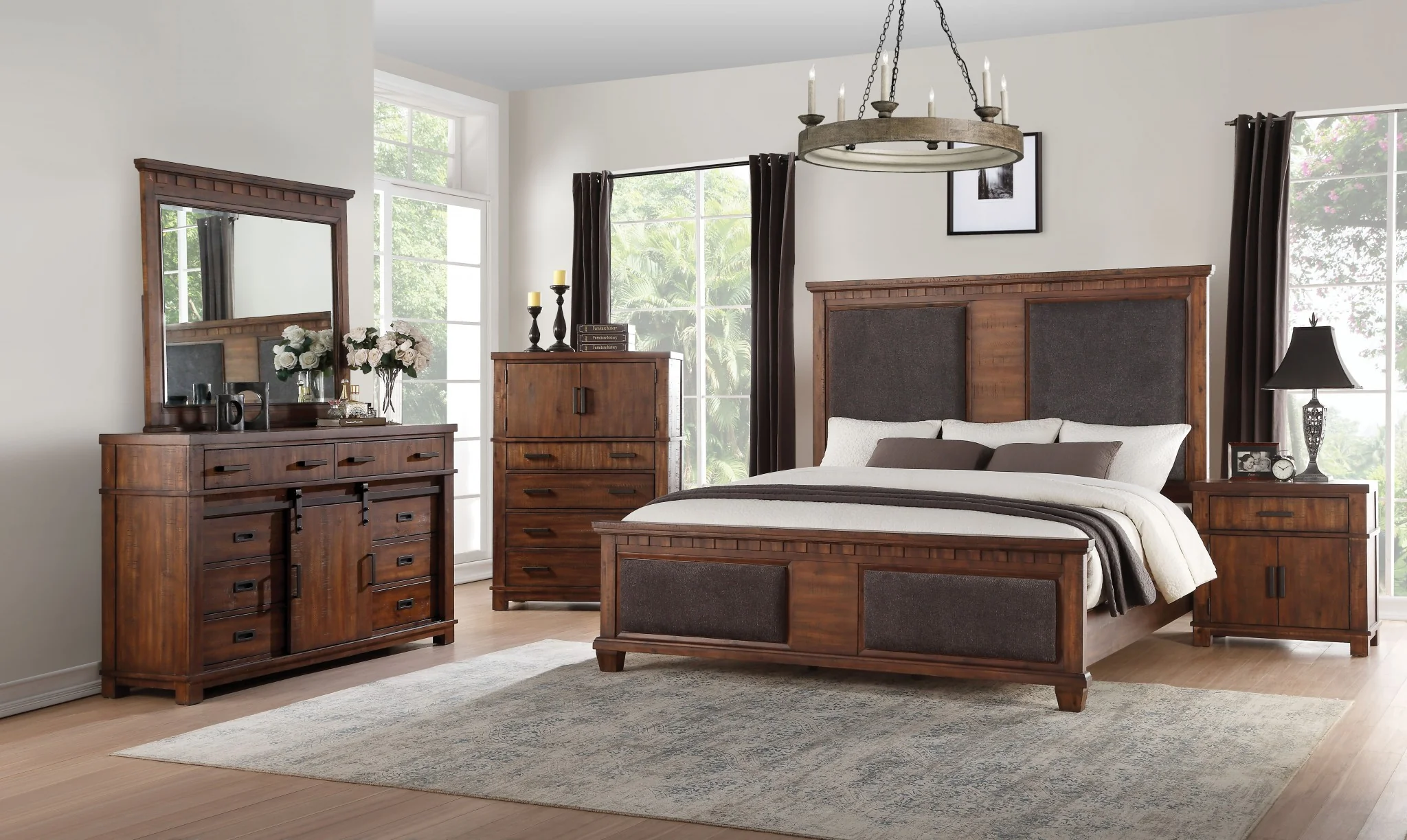 Cherry Oak Wood Chest By Homeroots - 347158 - Image 6