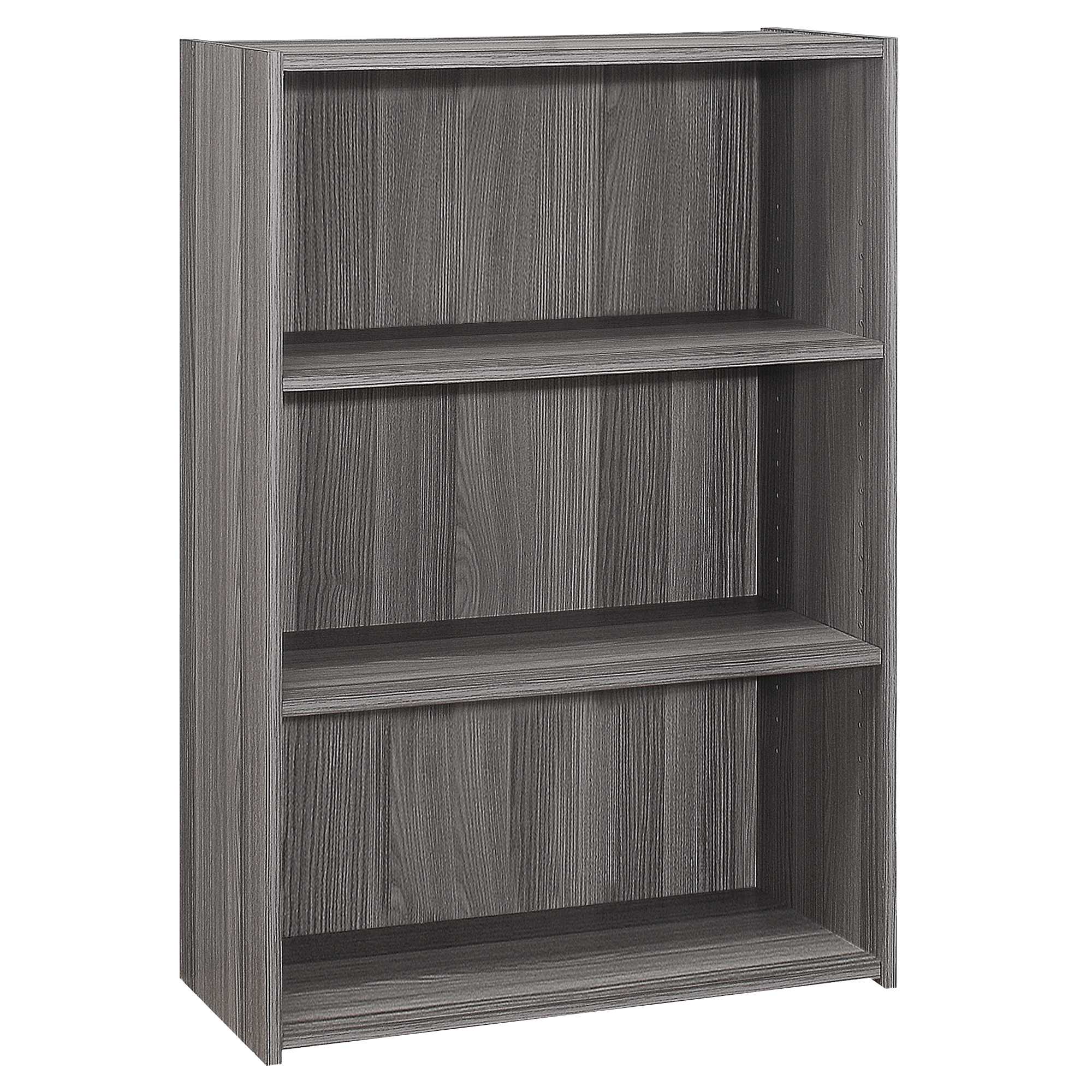 Cherry Shelves Bookcase By Homeroots - Image 14