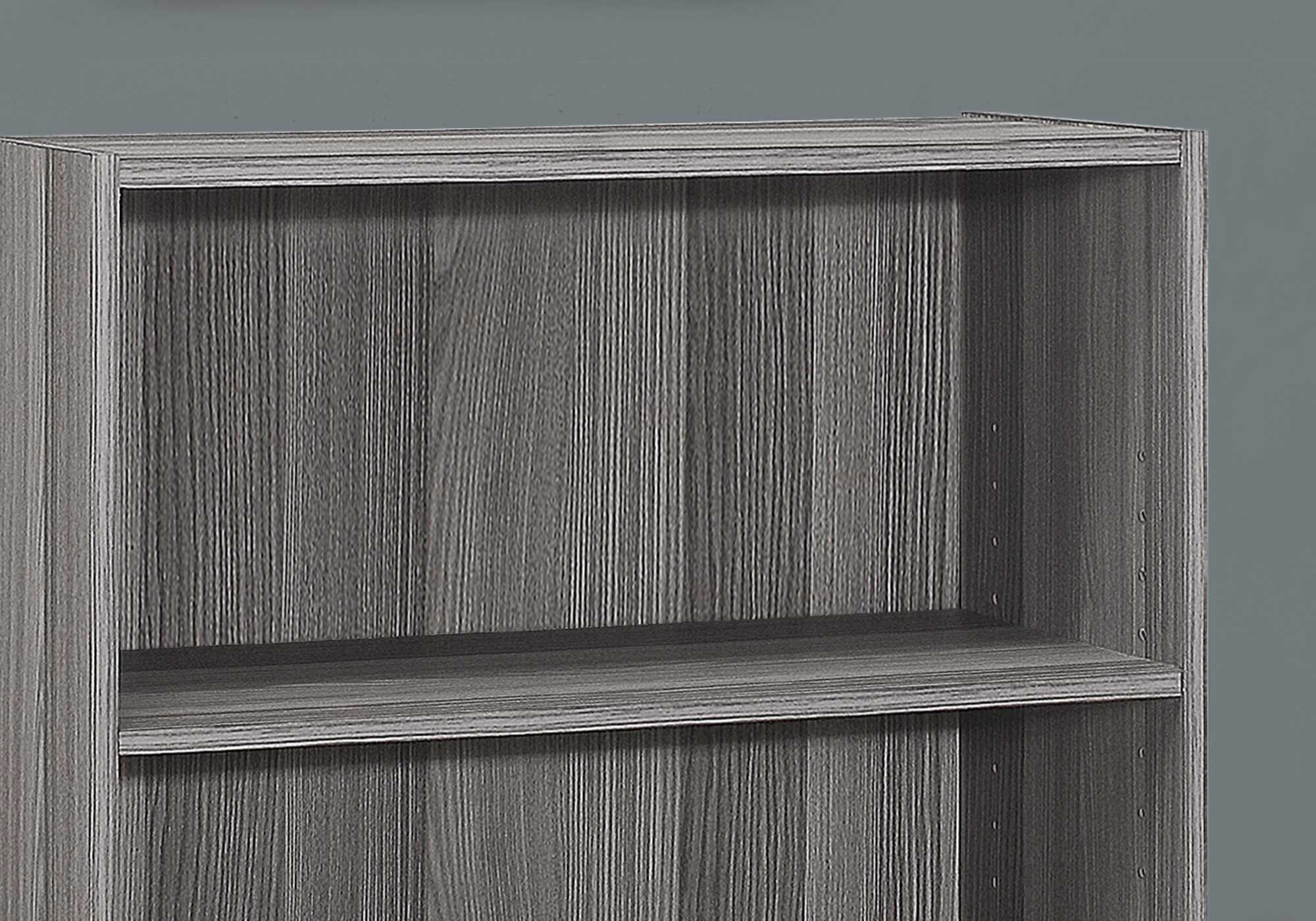 Cherry Shelves Bookcase By Homeroots - Image 15