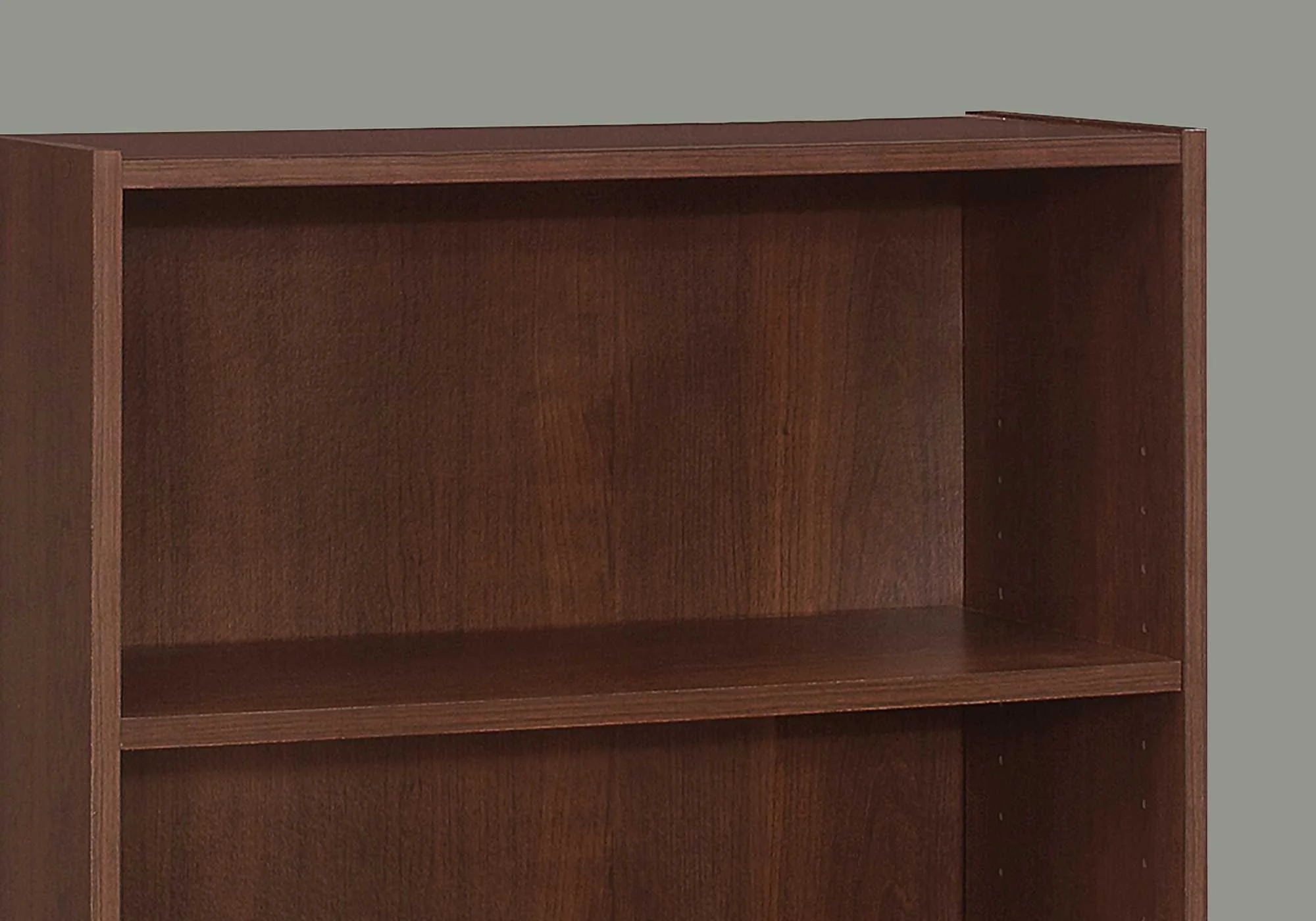 Cherry Shelves Bookcase By Homeroots - Image 2