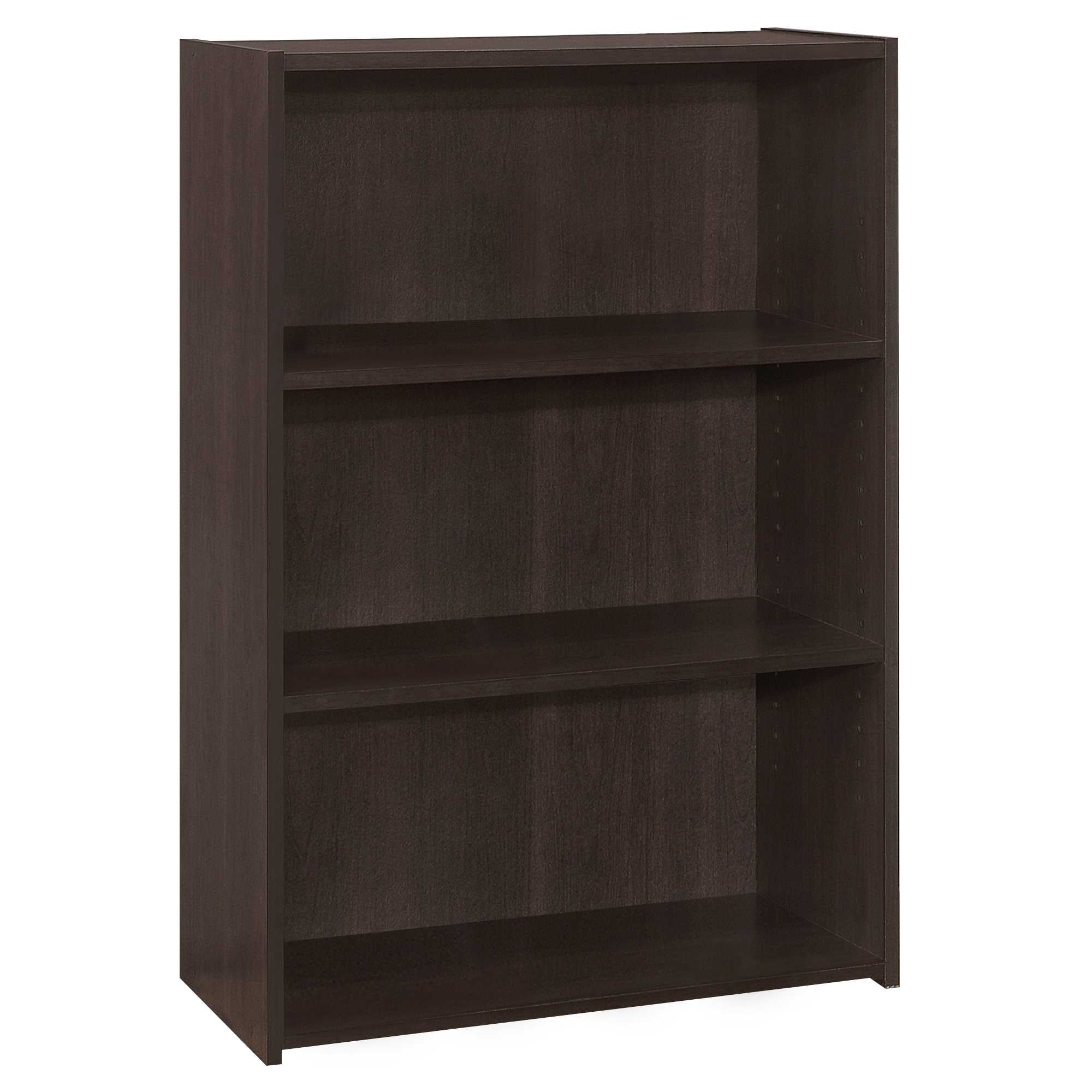 Cherry Shelves Bookcase By Homeroots - Image 5