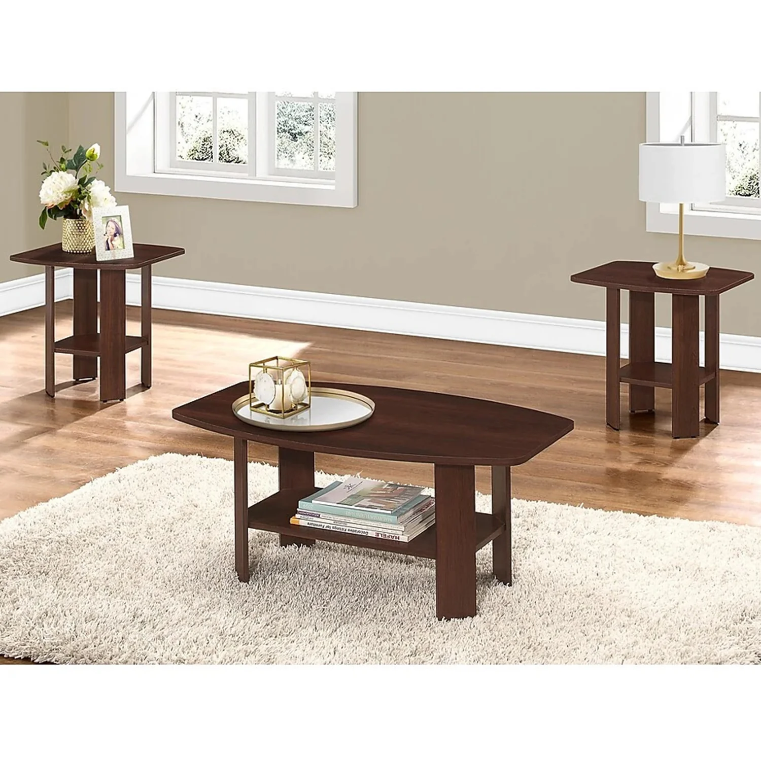 Cherry Table 3pcs Set By Homeroots - 355741 - Image 5