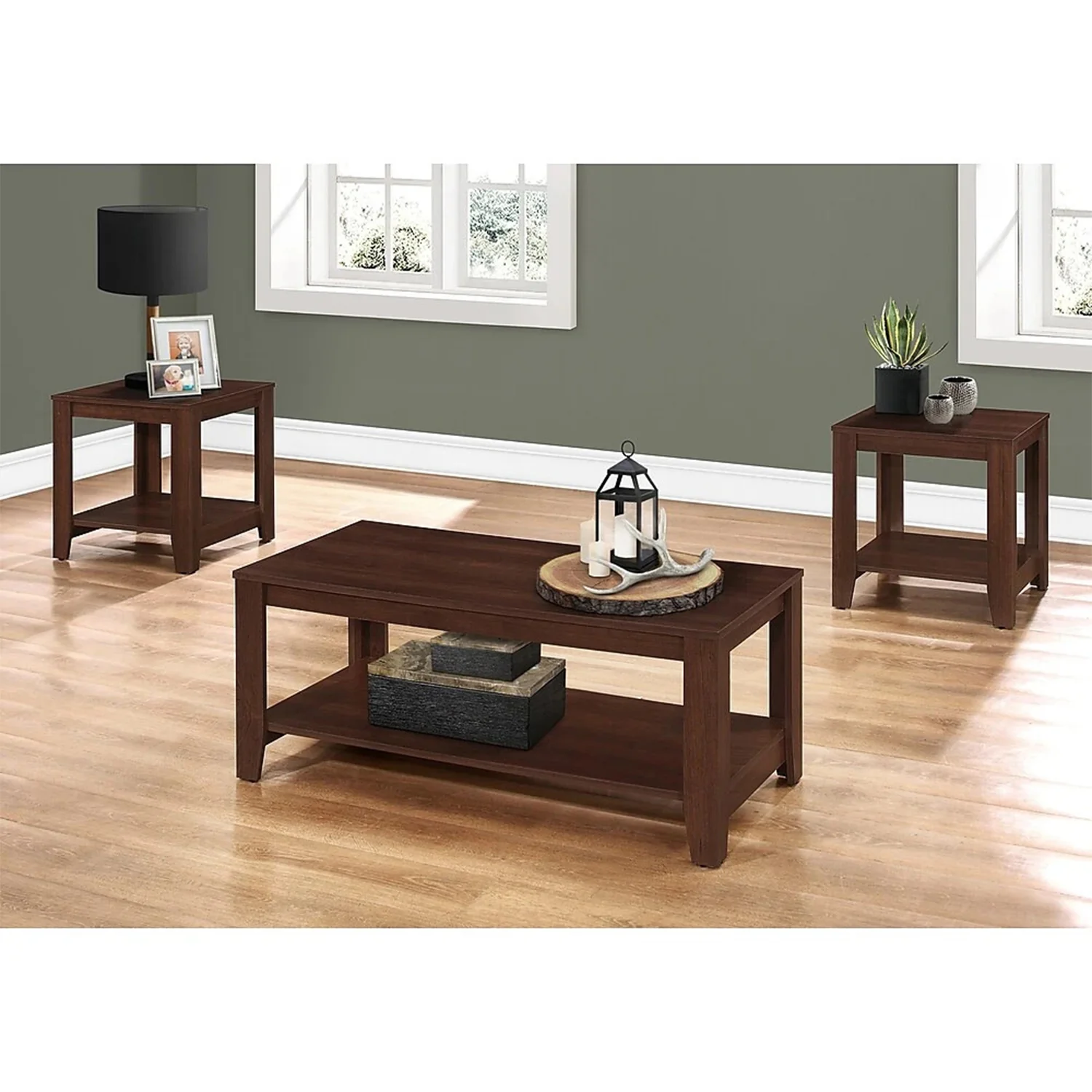 Cherry Table 3pcs Set By Homeroots - 355742 - Image 5