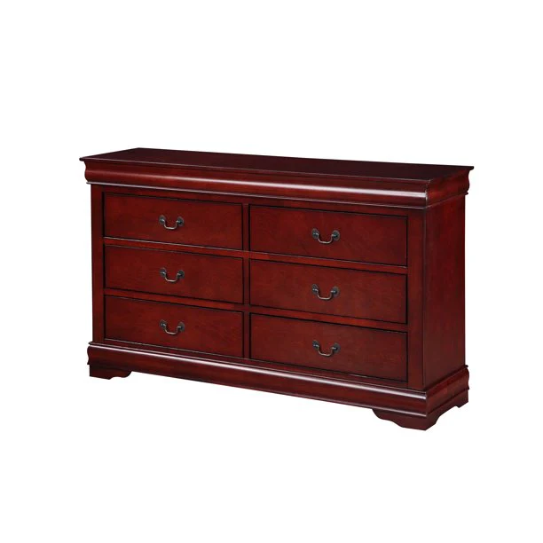 Cherry Wood Dresser By Homeroots - 374204 - Image 2