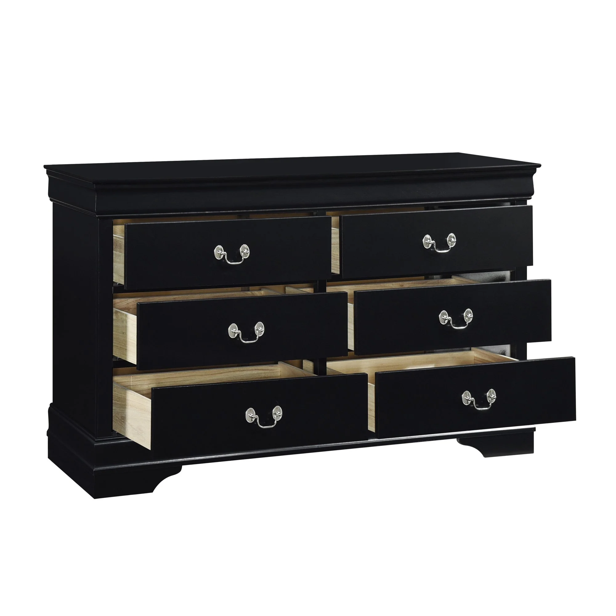 Cherry Wood Dresser By Homeroots - 374204 - Image 7