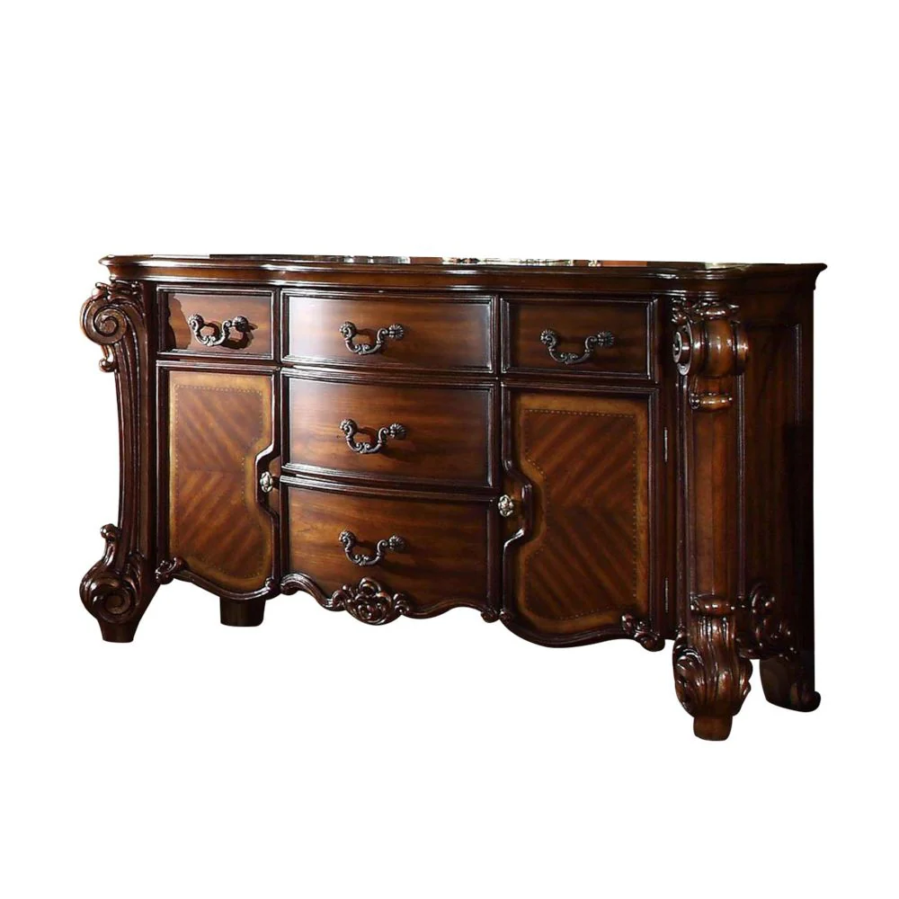 Cherry Wood Dresser By Homeroots - 374249 - Image 2