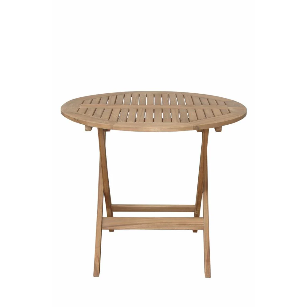 Chester 32" Round Folding Picnic Table By Anderson Teak - Image 2