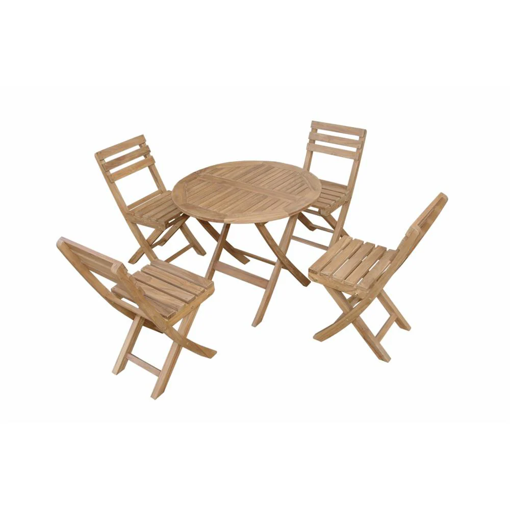 Chester Alabama 5-Pieces Bistro Set By Anderson Teak - Image 2