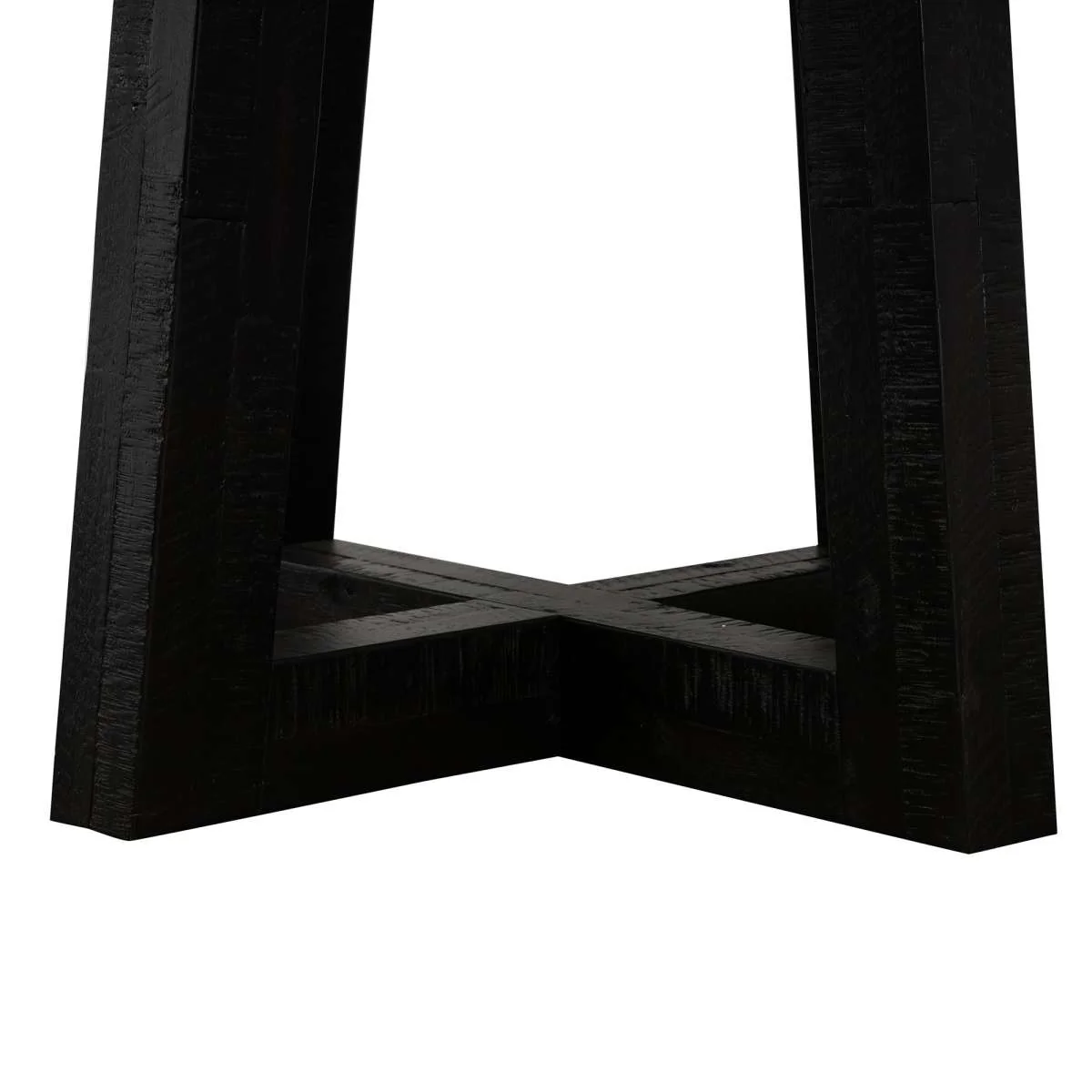 Chester Modern Concrete and Acacia Round Dining Table By Armen Living - Image 4