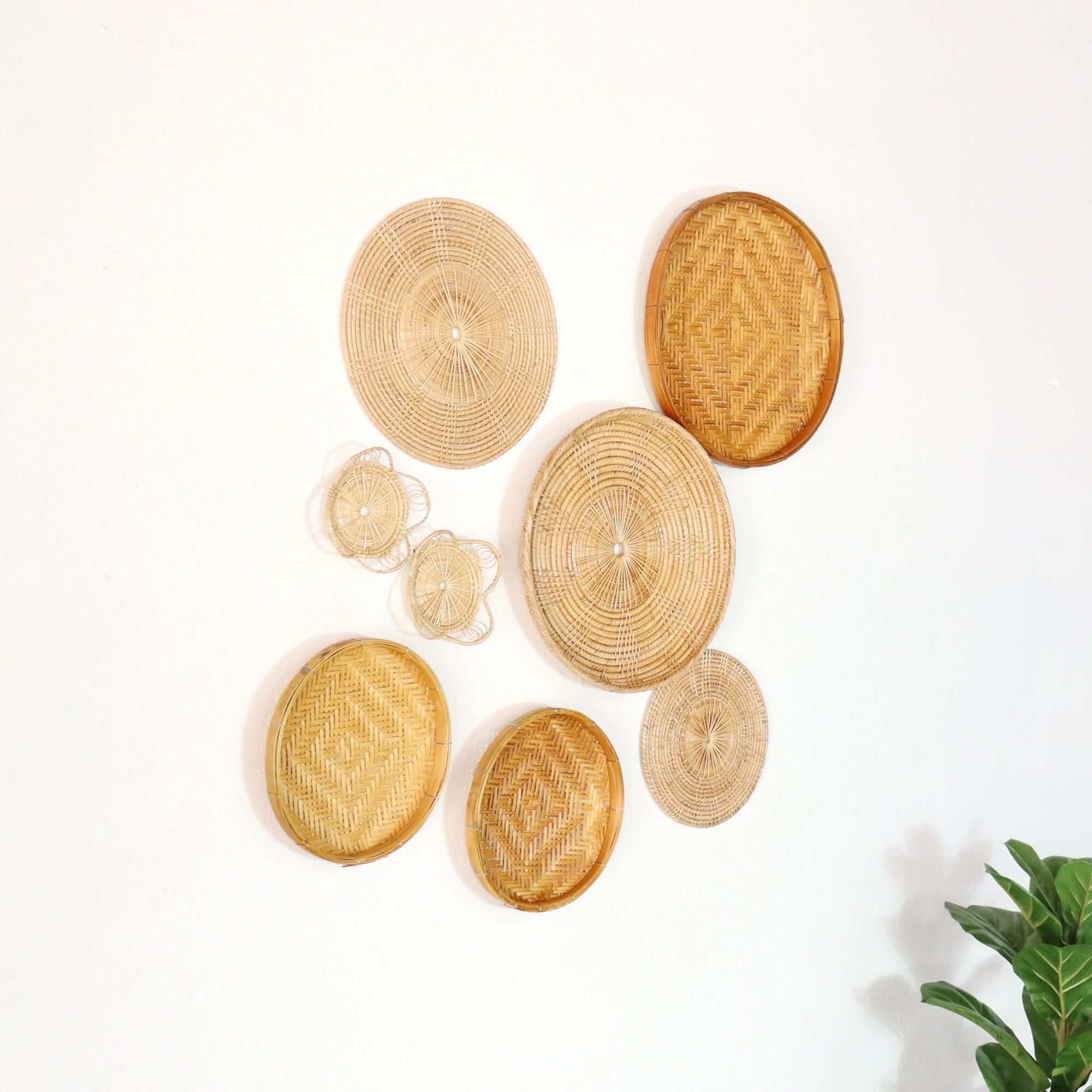 Chicha - Wall Hanging Art DeCor Set Of 8 By Thaihome - Image 4