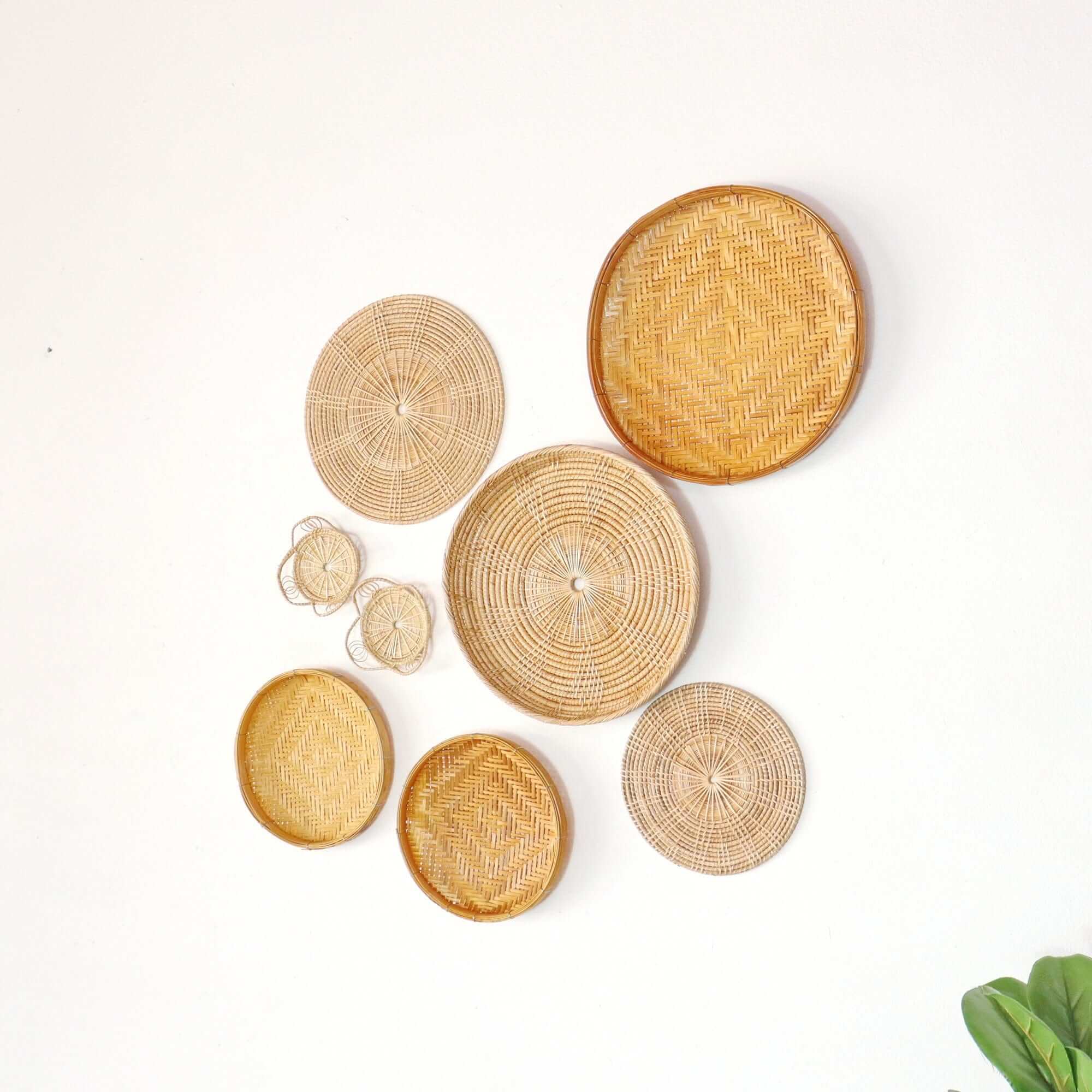 Chicha - Wall Hanging Art DeCor Set Of 8 By Thaihome - Image 5
