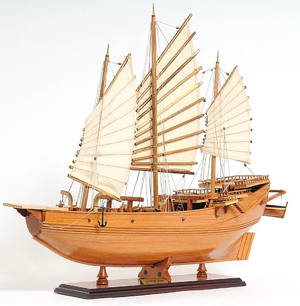 Chinese Junk Ship Model By Homeroots - Image 2