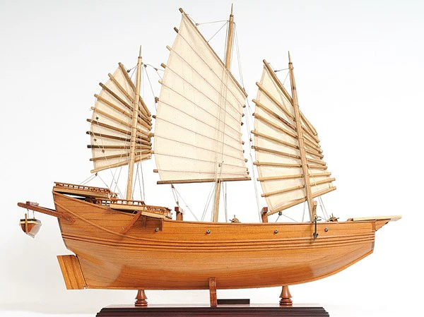 Chinese Junk Ship Model By Homeroots - Image 5