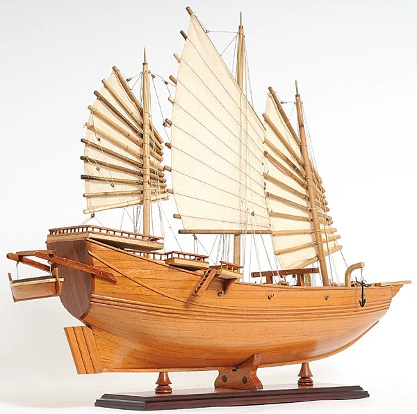 Chinese Junk Ship Model By Homeroots - Image 6