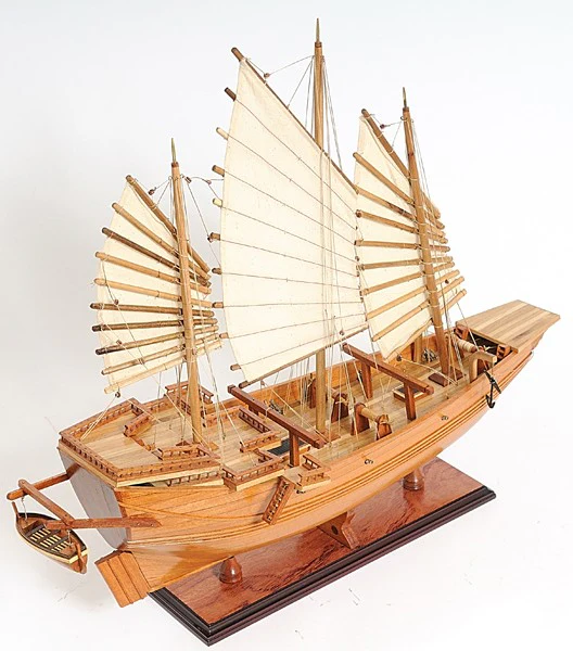 Chinese Junk Ship Model By Homeroots - Image 7