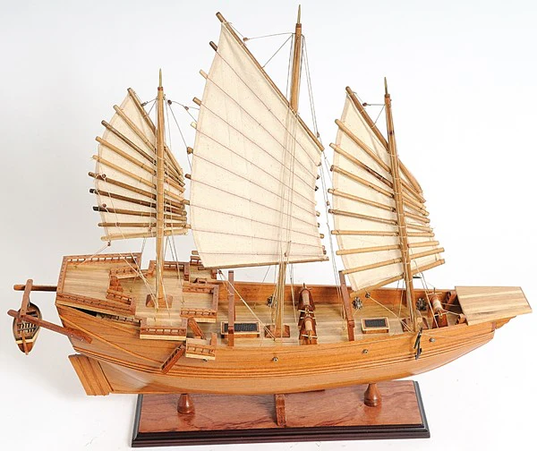 Chinese Junk Ship Model By Homeroots - Image 8