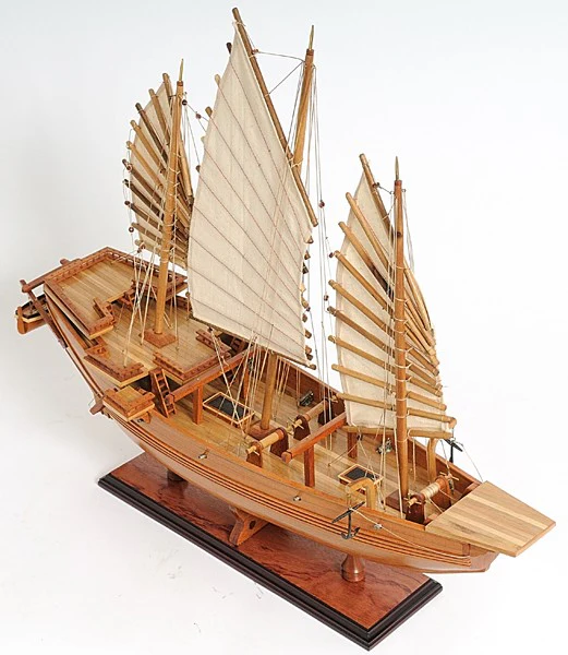 Chinese Junk Ship Model By Homeroots - Image 9