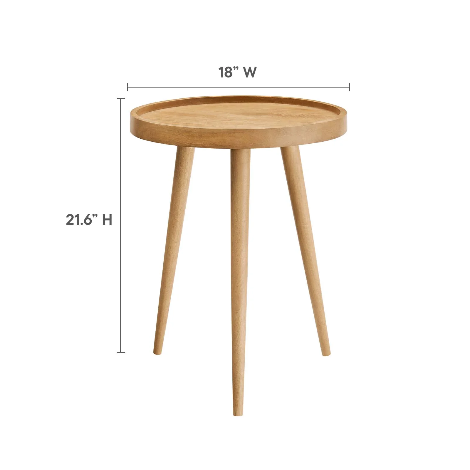 Chiro Round Wood Side Table By Modway - EEI-6830 - Image 14